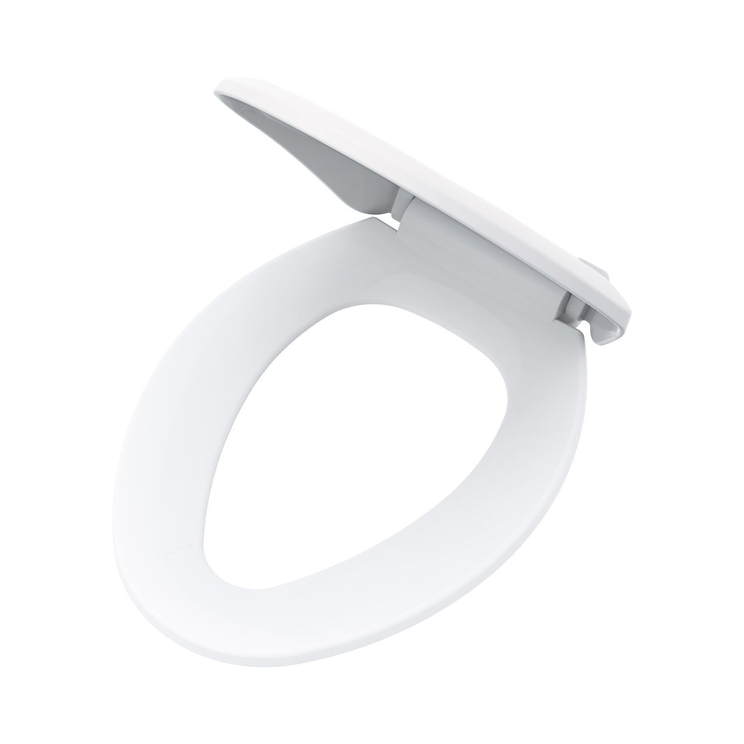 Adjustable Standard Elongated Toilet Seat with Cover