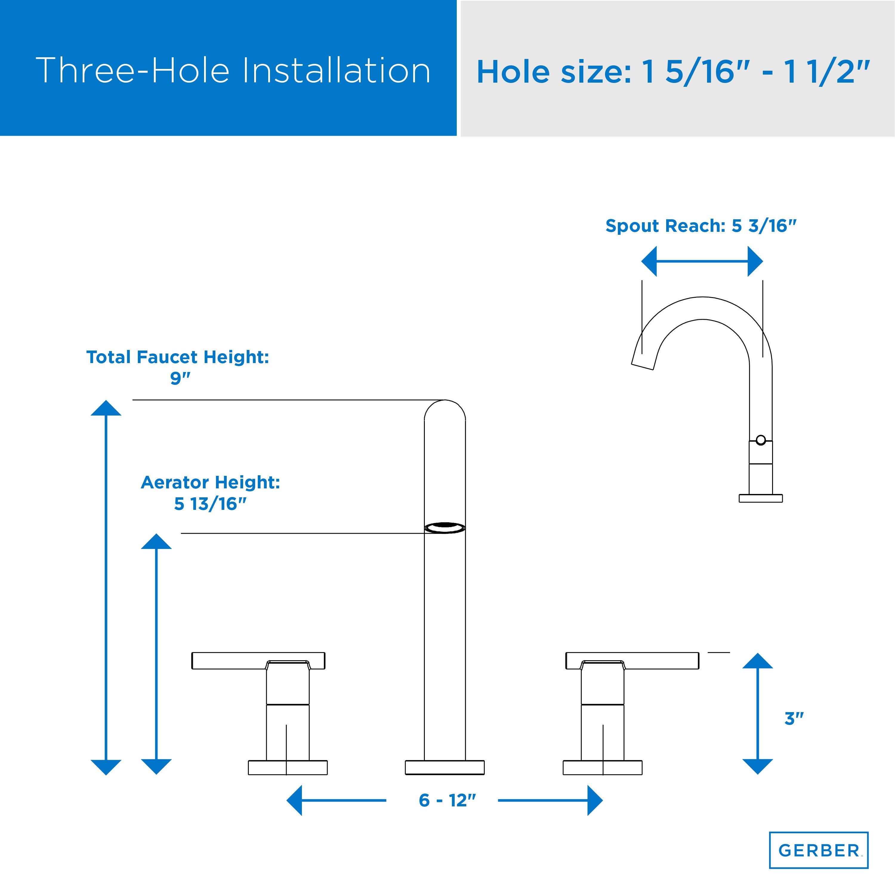 Parma® Two Handle Widespread Bathroom Faucet with Metal Touch-Down Drain