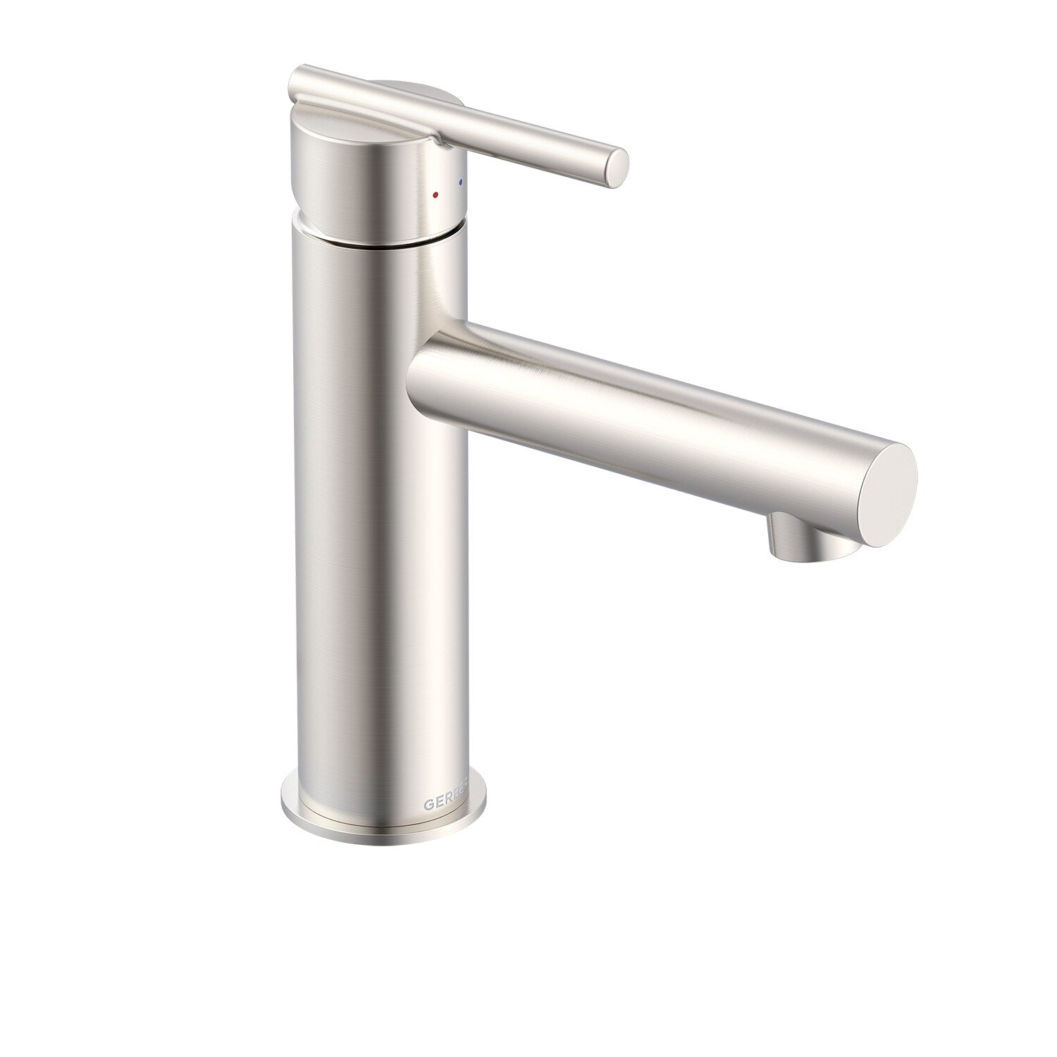 Parma® Single Handle Bathroom Faucet Straight Spout with Metal Touch-Down Drain