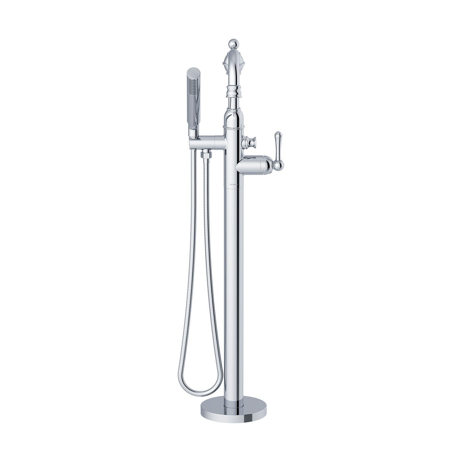 Traditional Floor Mount Tub Filler Trim Kit with Showerstick™ Handshower 1.75 gpm