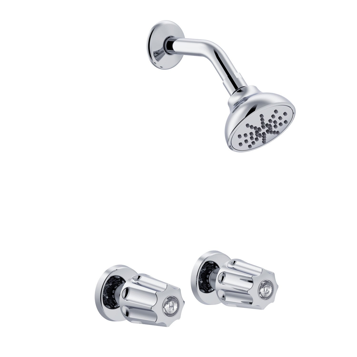 Gerber Classics™ 6 Inch Centers Two Metal Handle Two Handle Shower Only Fitting