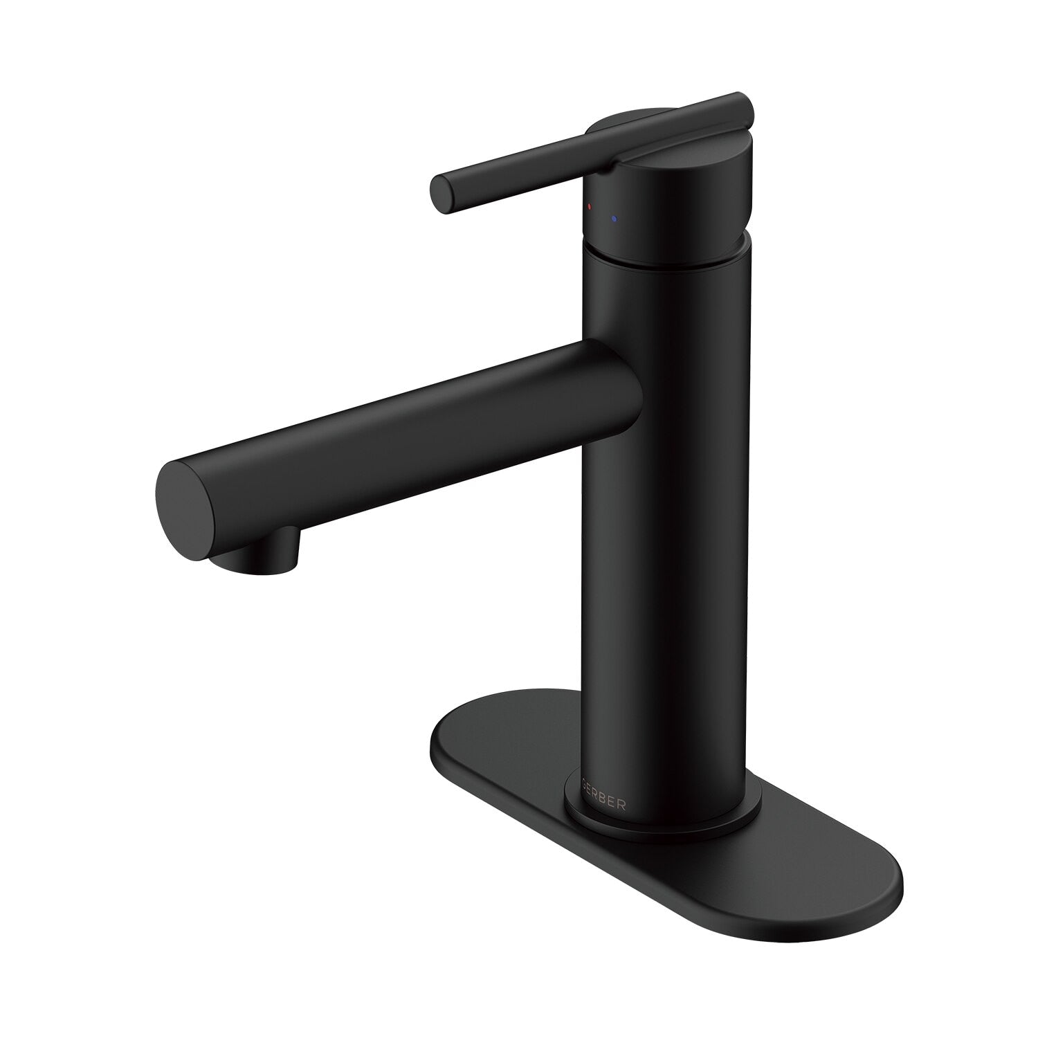 Parma® Single Handle Bathroom Faucet Straight Spout with Metal Touch-Down Drain