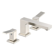 Avian® Two Handle Widespread Bathroom Faucet with Metal Touch-Down Drain