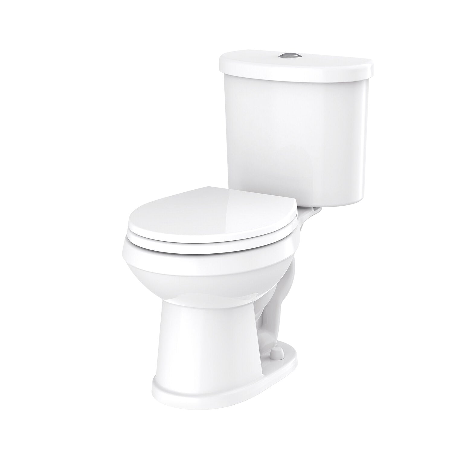 Gerber Banner™ Standard Height Dual Flush 1.28/1.0 gpf 12" Rough-In Two-Piece Round Front Toilet