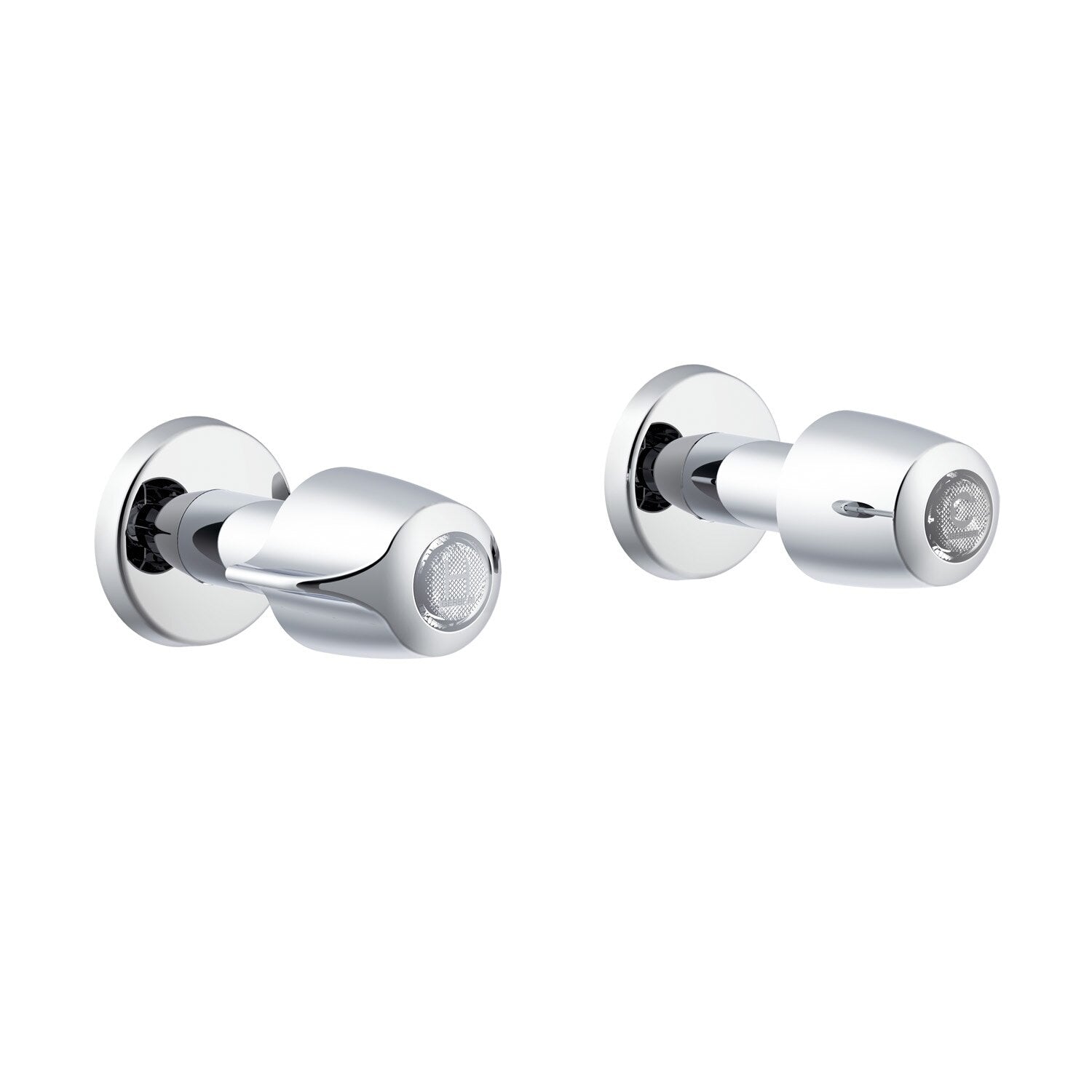 Gerber Classics™ Straight Pattern Trim & Compression Valves with 1/2" IPS Connections, Metal Handles, Hot & Cold Stems