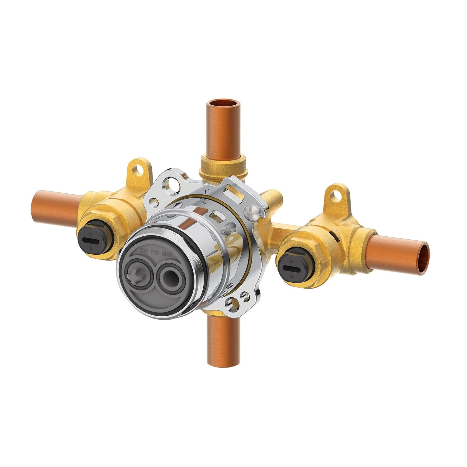 Gerber Treysta® Tub & Shower Valve - Horizontal Inputs WITH Stops - Press Connection