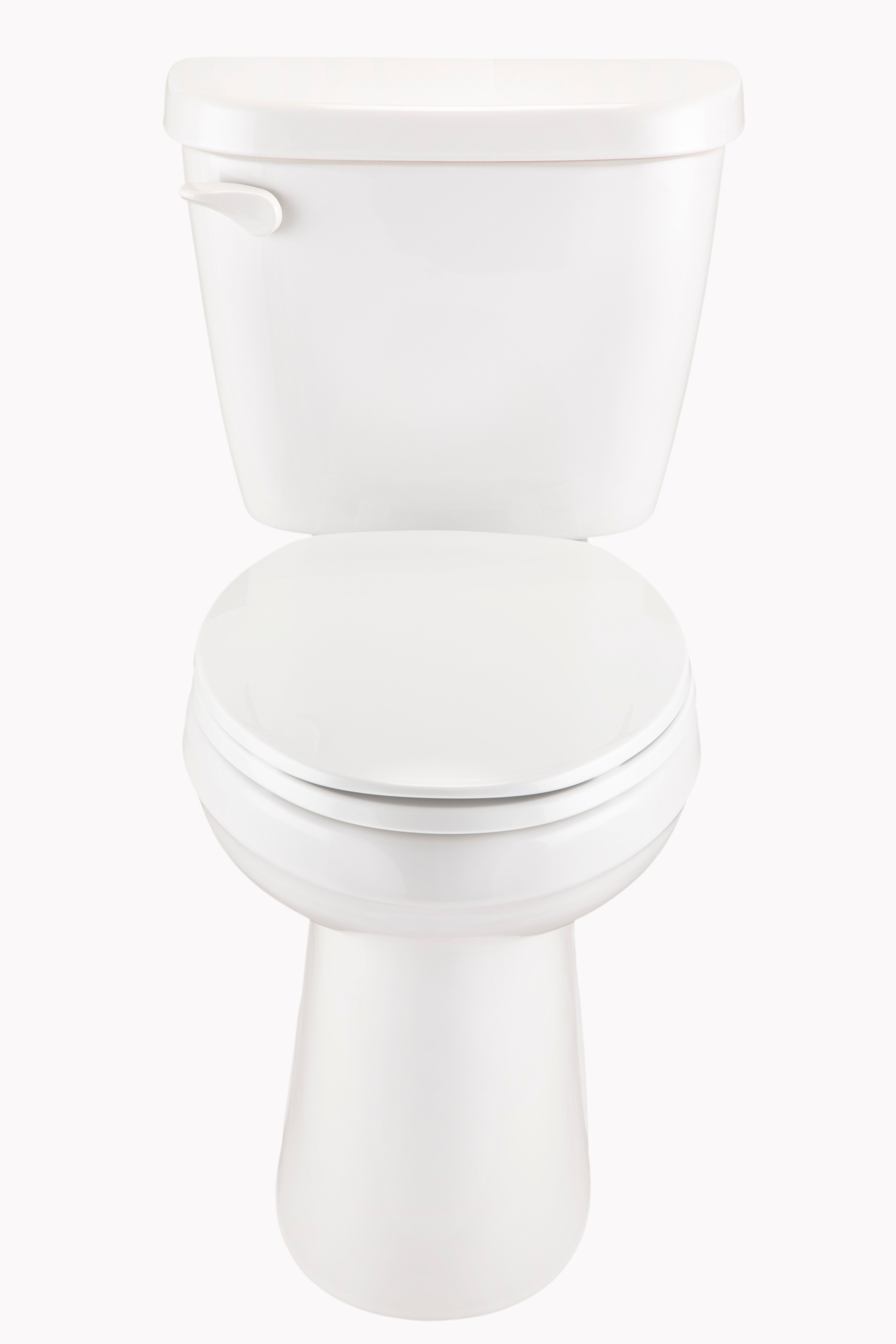 Maxwell® 1.28 gpf 4 1/4" Vertical Rough-In  Two-Piece Back Outlet Compact Elongated ErgoHeight™ Toilet