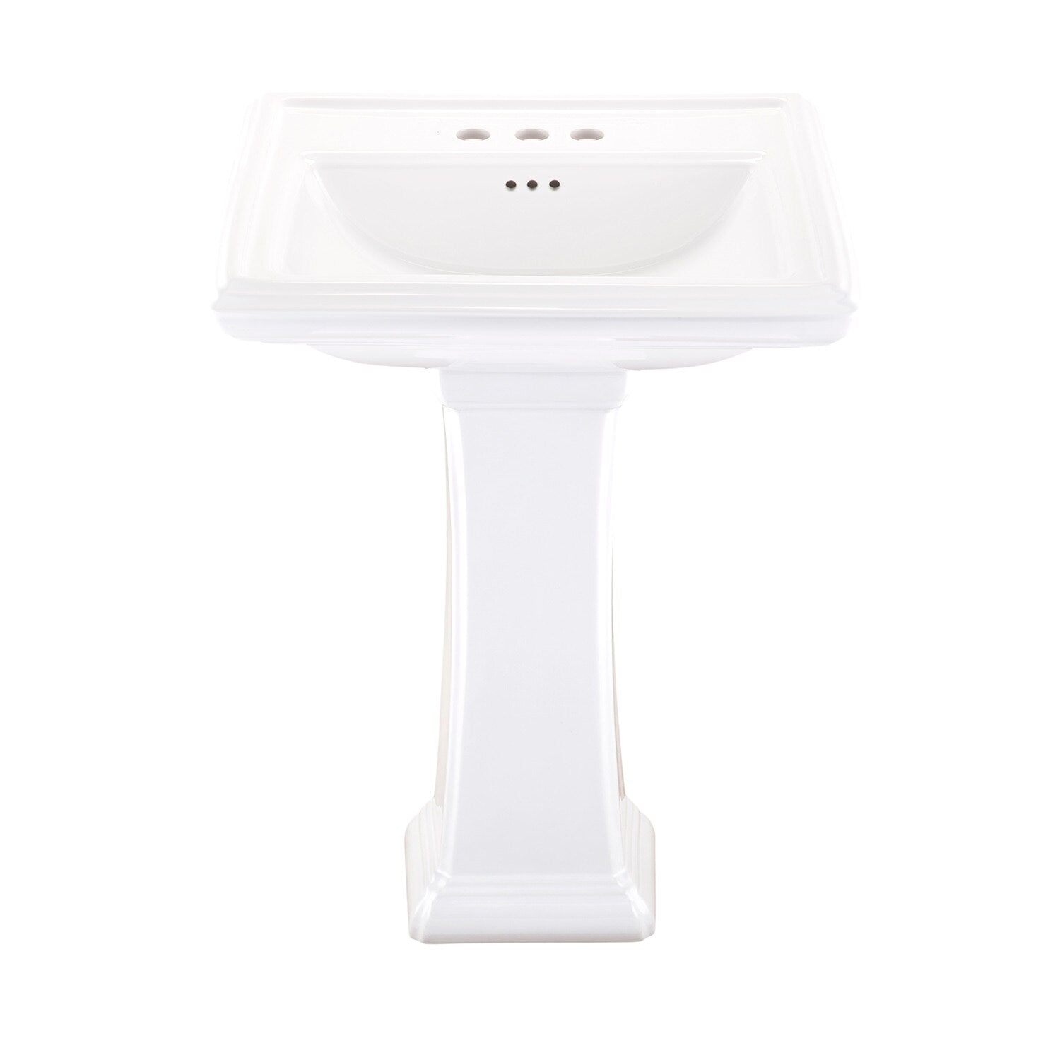 Logan Square™ 4" Centers Standard Pedestal Bathroom Sink