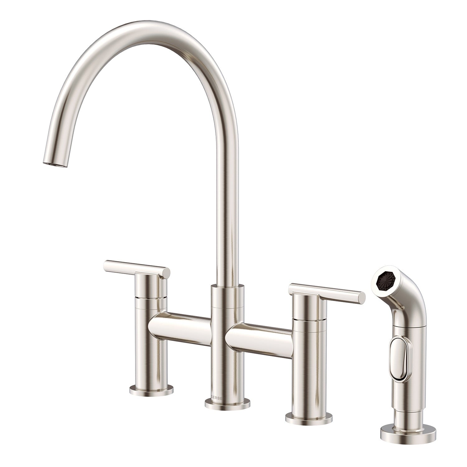 Parma® Two Handle Bridge Kitchen Faucet with Sidespray