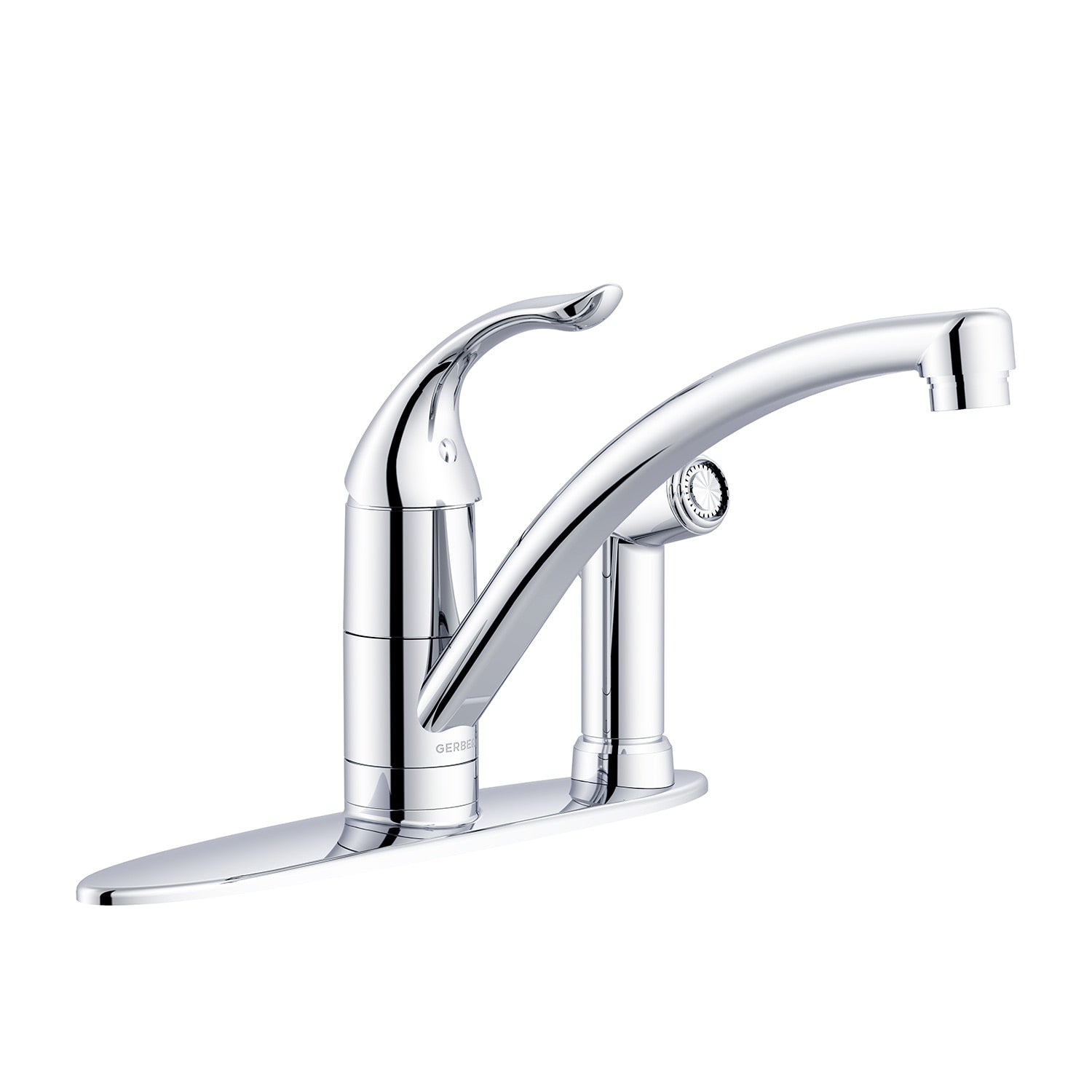 Viper™ Single Handle Kitchen Faucet w/ Spray on Deck  Aeration/ Spray