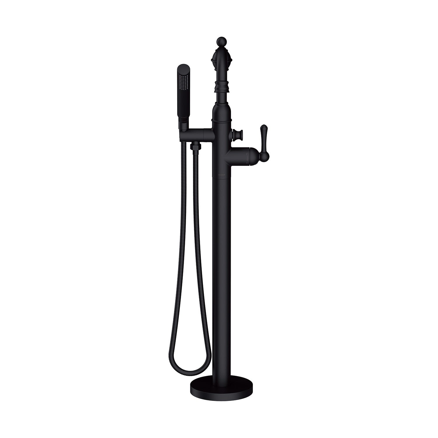 Traditional Floor Mount Tub Filler Trim Kit with Showerstick™ Handshower 1.75 gpm