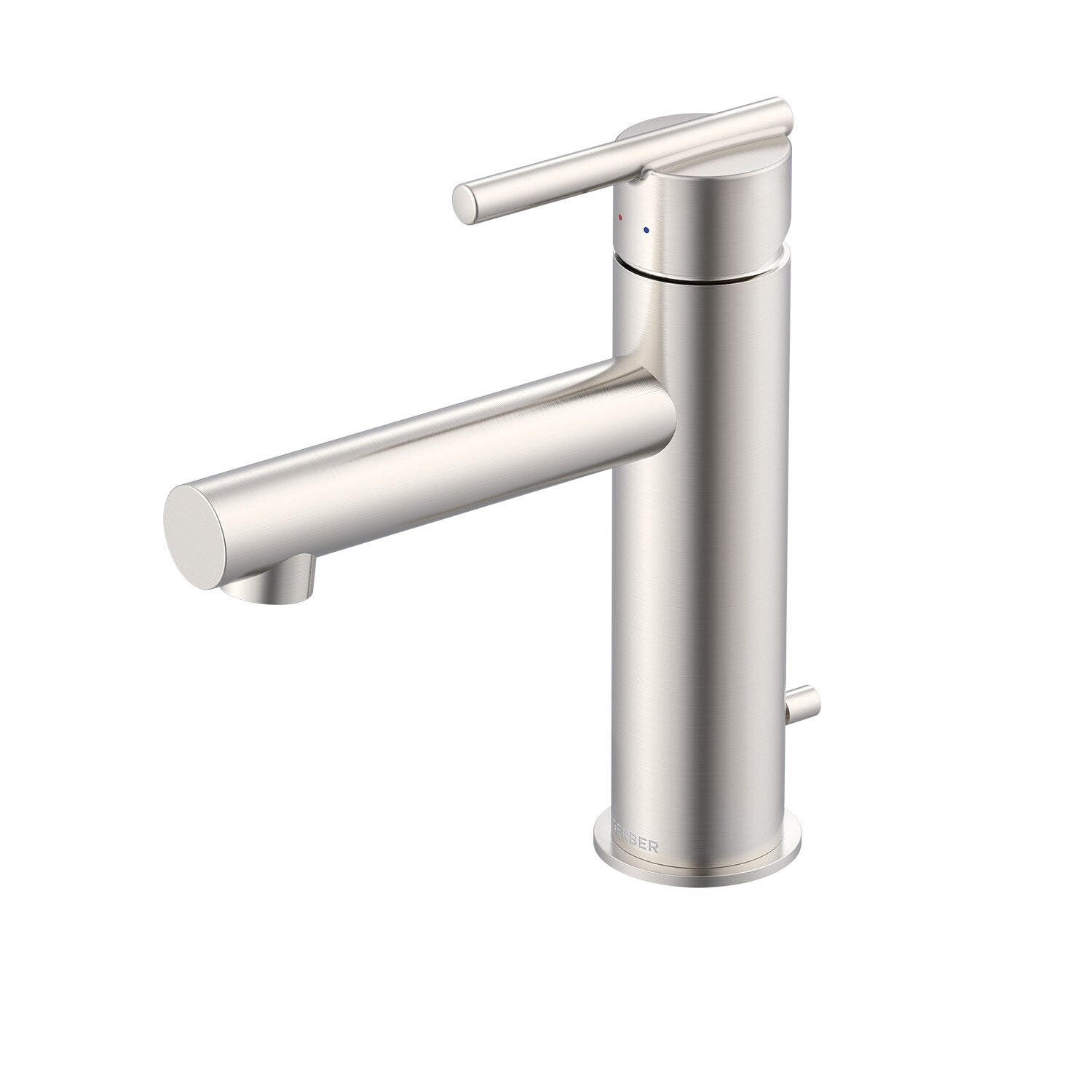 Parma® Single Handle Bathroom Faucet Straight Spout with Metal Pop-Up Drain