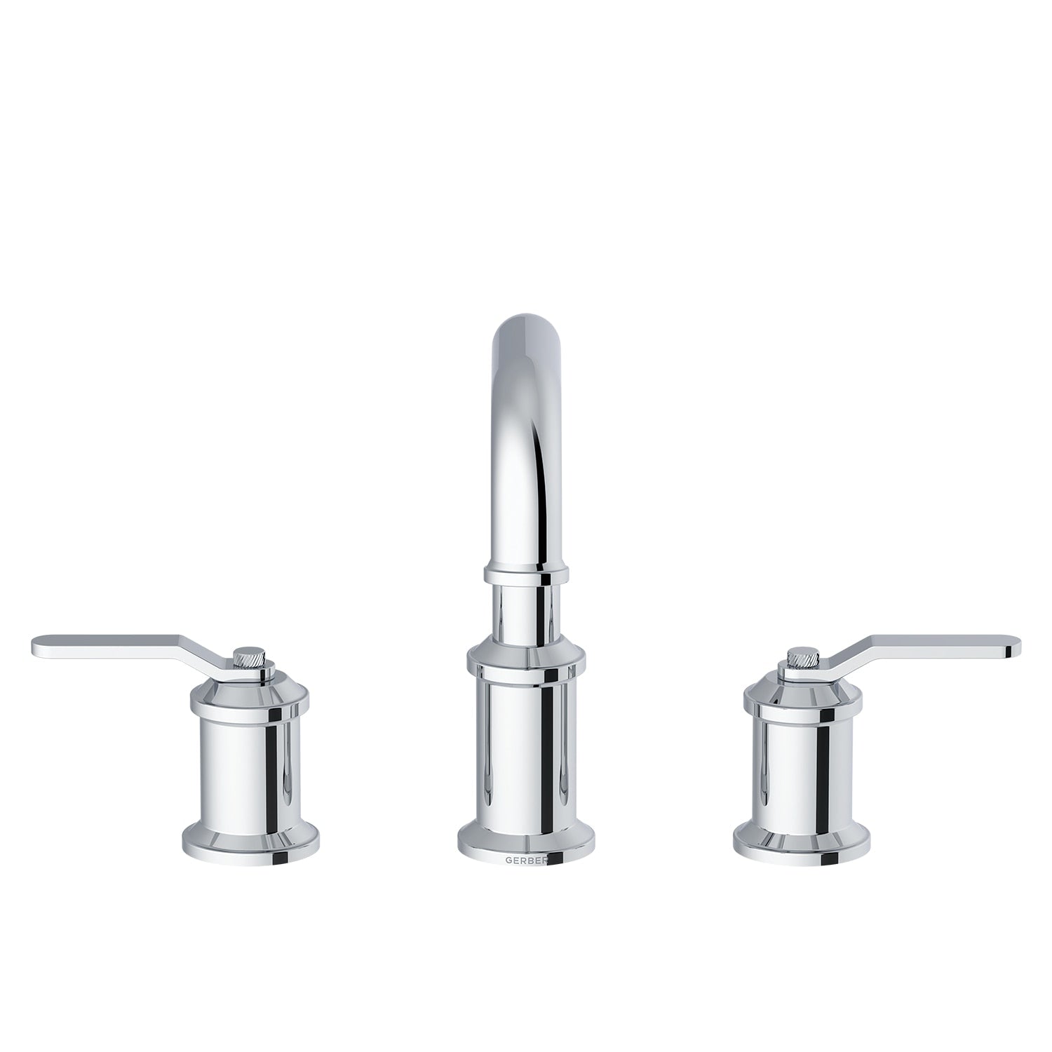 Kinzie® Two Handle Widespread Bathroom Faucet with Metal Touch-Down Drain