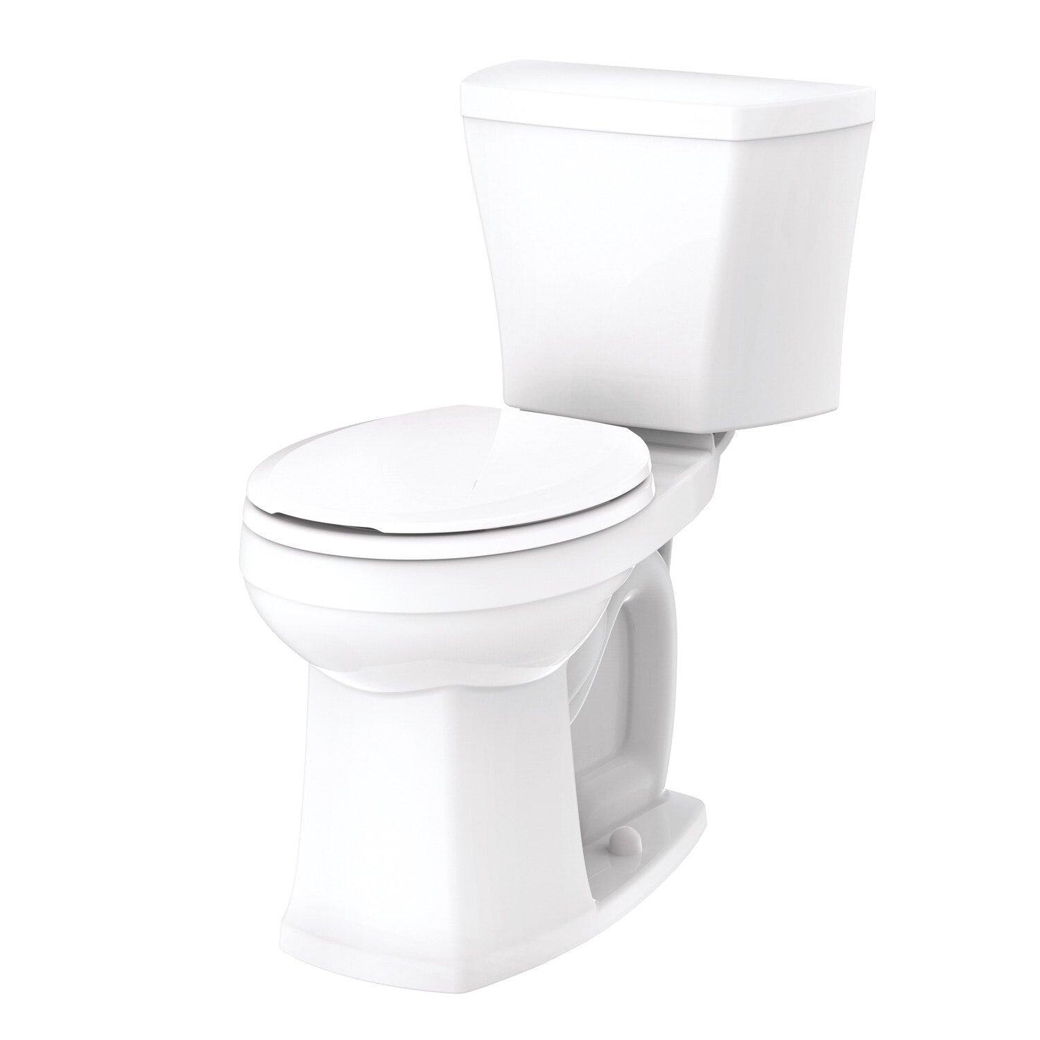 Avalanche® 1.28 gpf 12” Rough-In Two-Piece Round Front ErgoHeight™ Toilet