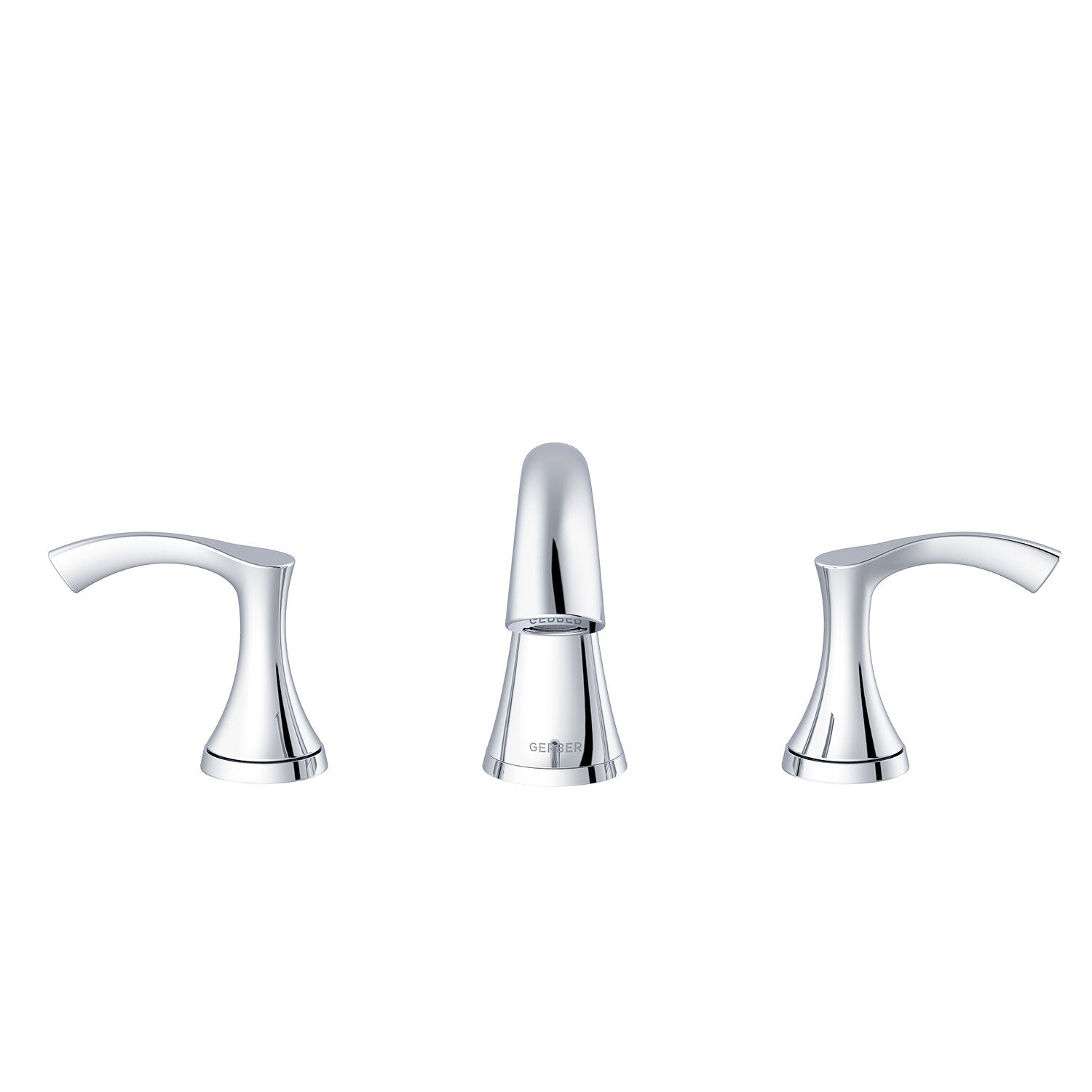 Antioch® Two Handle Widespread Bathroom Faucet with Metal Touch-Down Drain