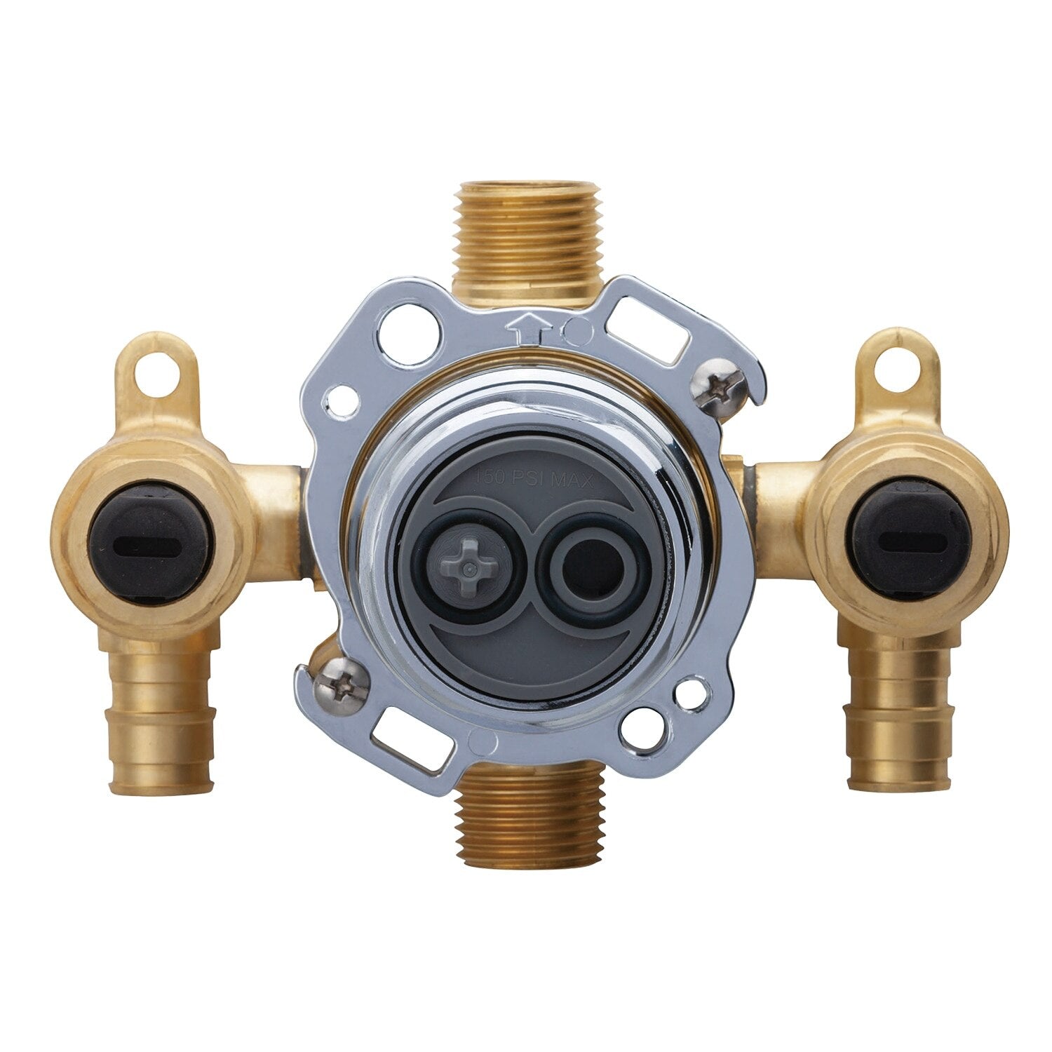 Treysta Tub & Shower Valve Vertical Inputs WITH Stops Cold Expansion Pex Gerber Pack
