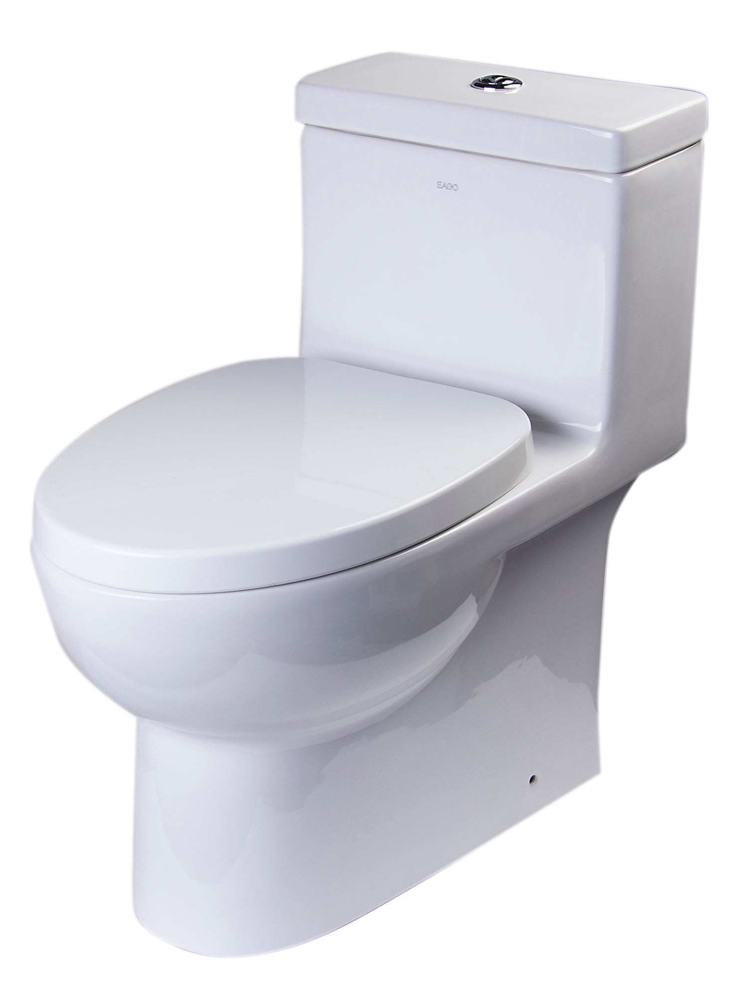 EAGO TB359 DUAL FLUSH ONE PIECE  HIGH EFFICIENCY LOW FLUSH CERAMIC TOILET