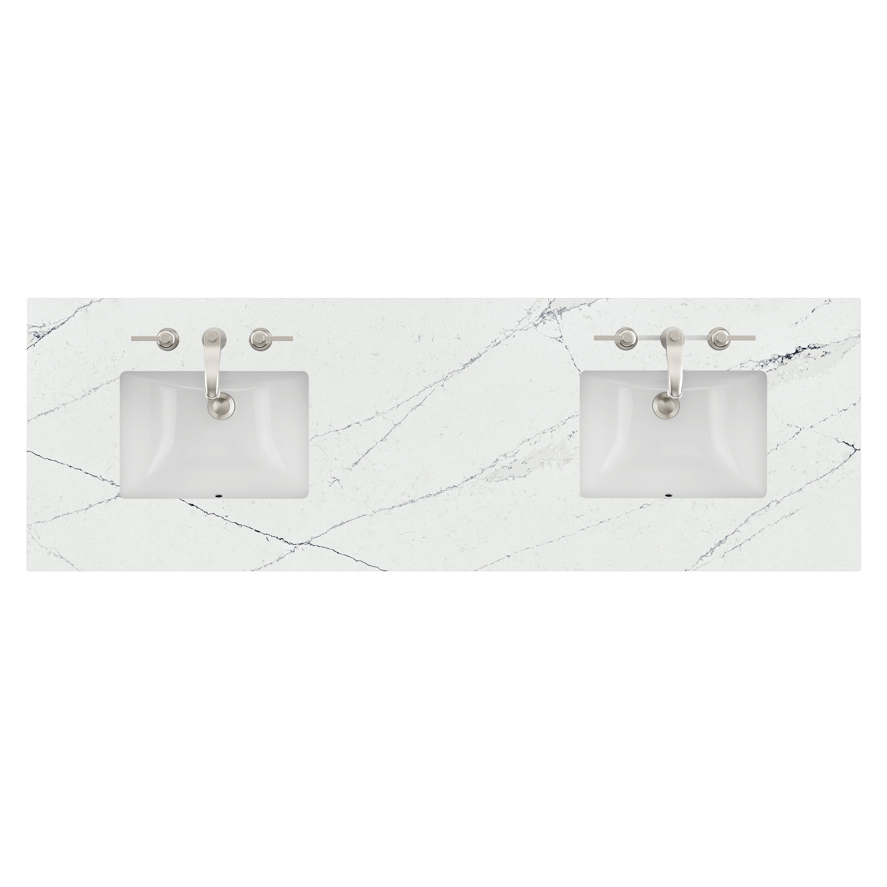 James Martin 72" Double Top with Sink, 3cm