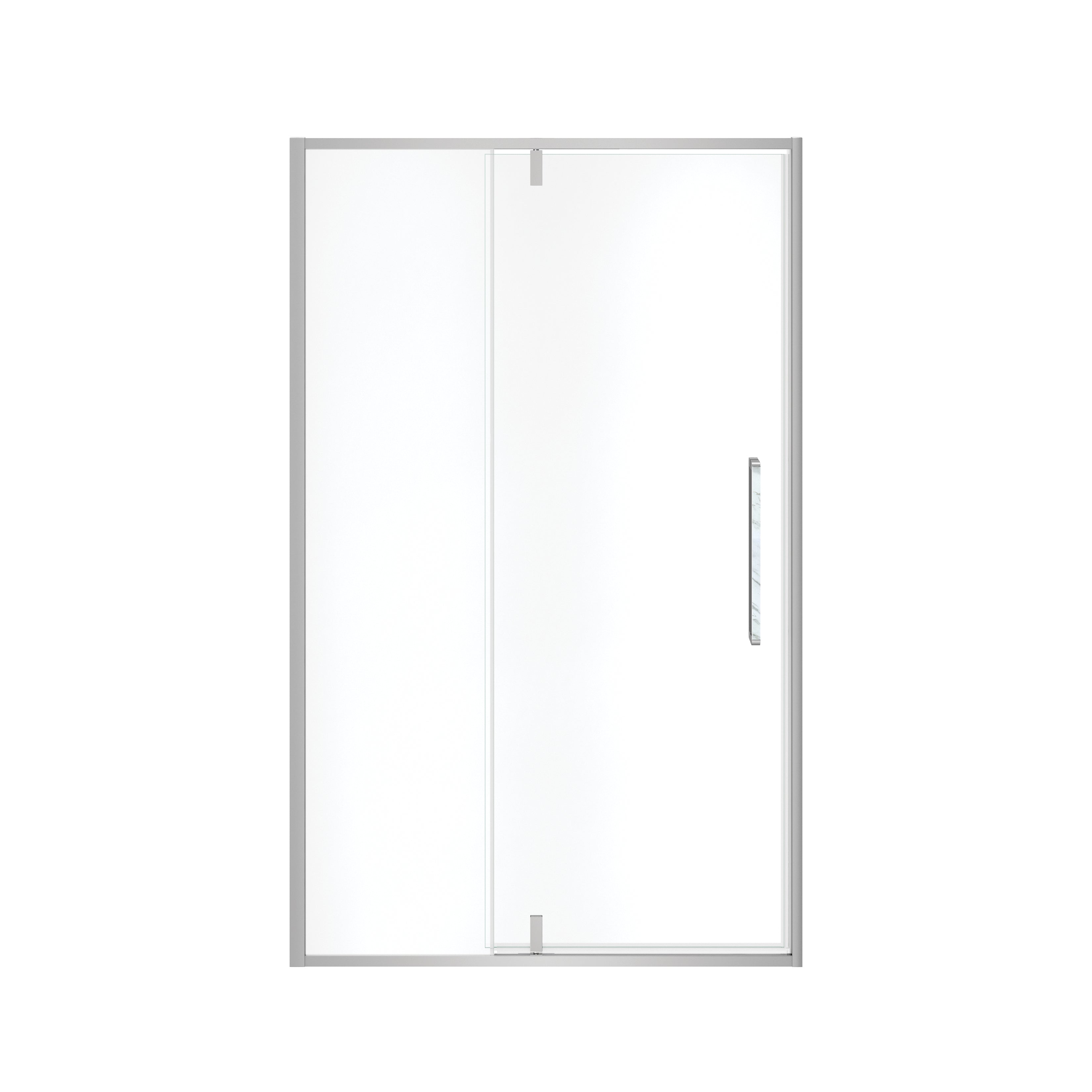 Maax Uptown 45-47 x 76 in. 8 mm Pivot Shower Door for Alcove Installation with Clear glass