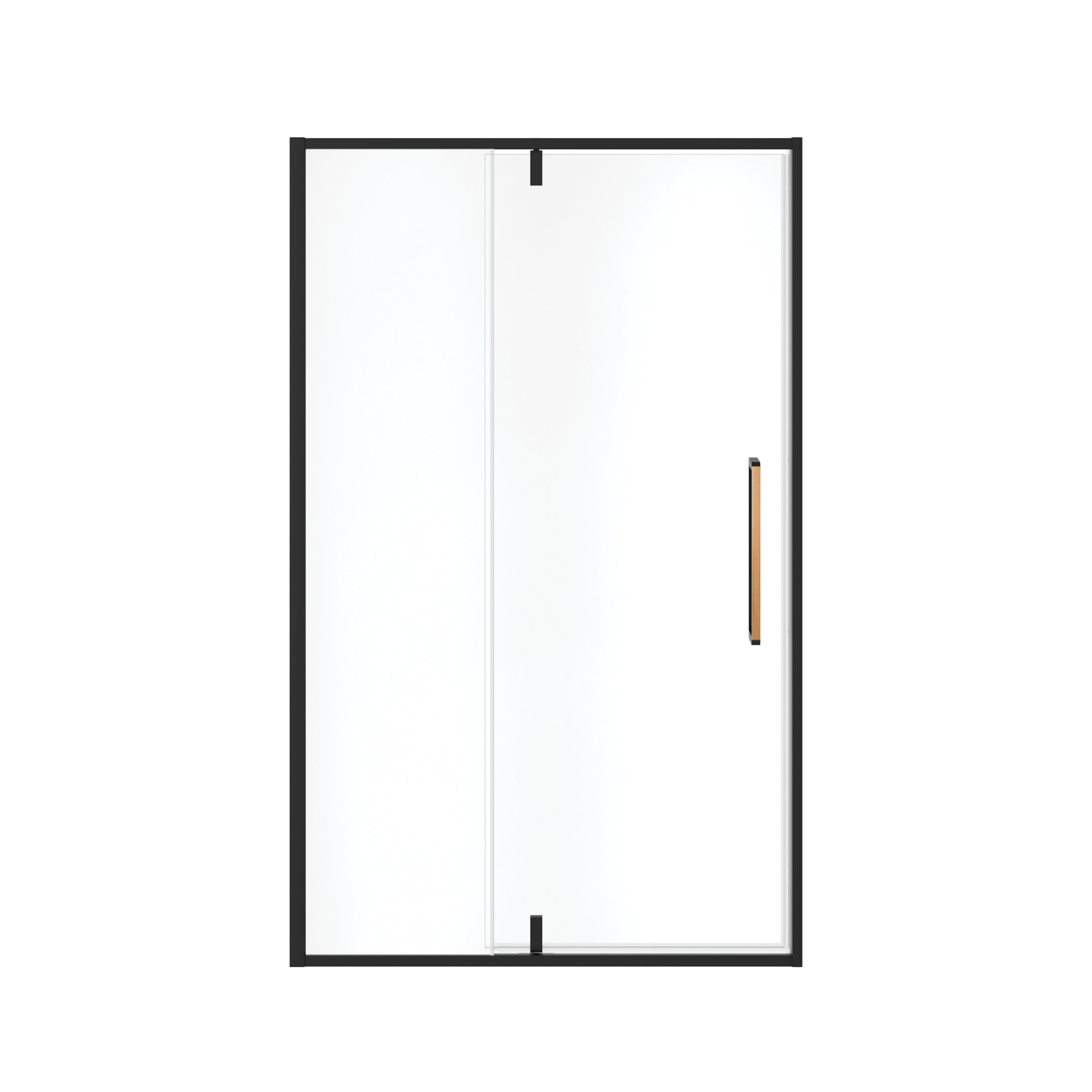 Maax Uptown 45-47 x 76 in. 8 mm Pivot Shower Door for Alcove Installation with Clear glass