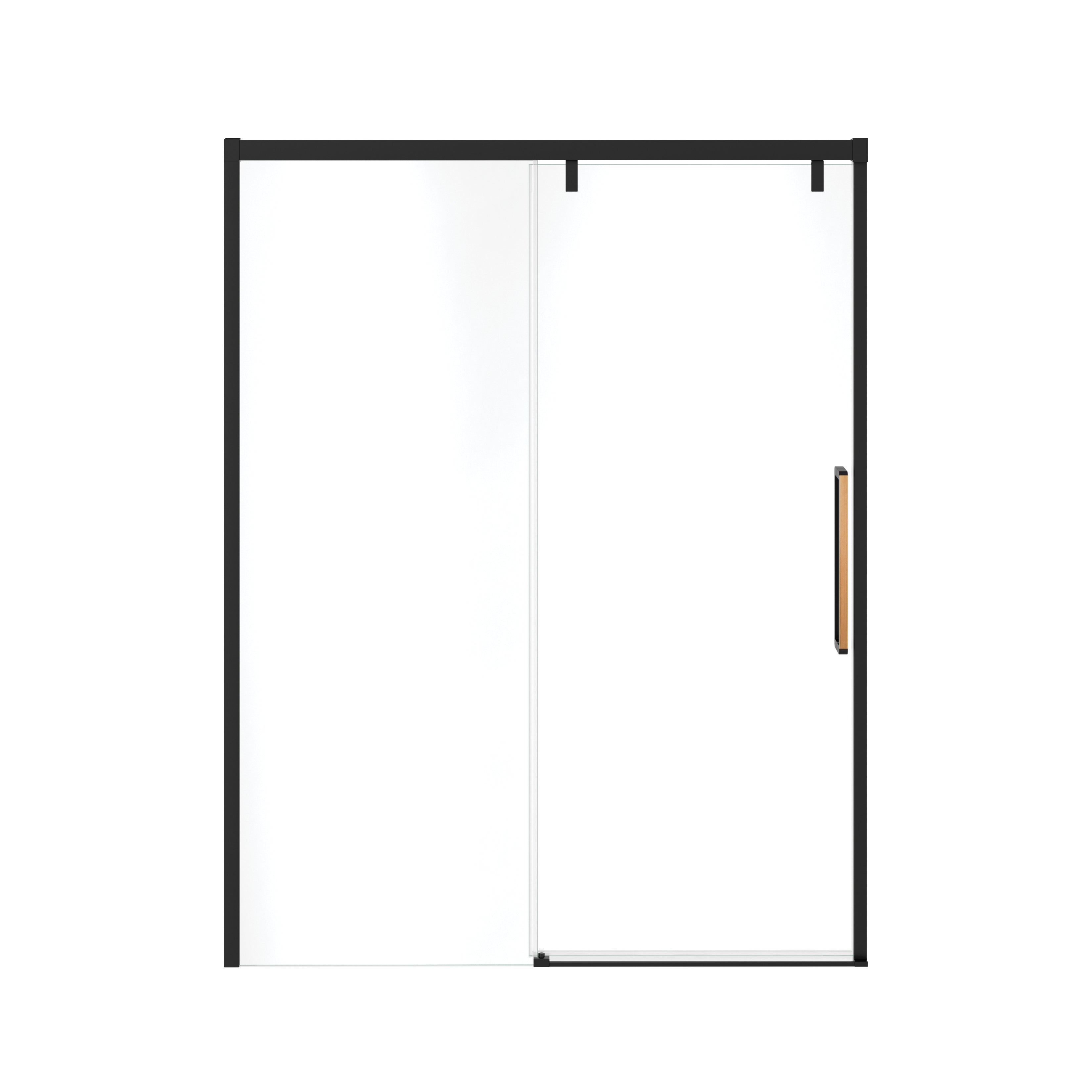 Maax Uptown 56-59 x 76 in. 8 mm Sliding Shower Door for Alcove Installation with Clear glass