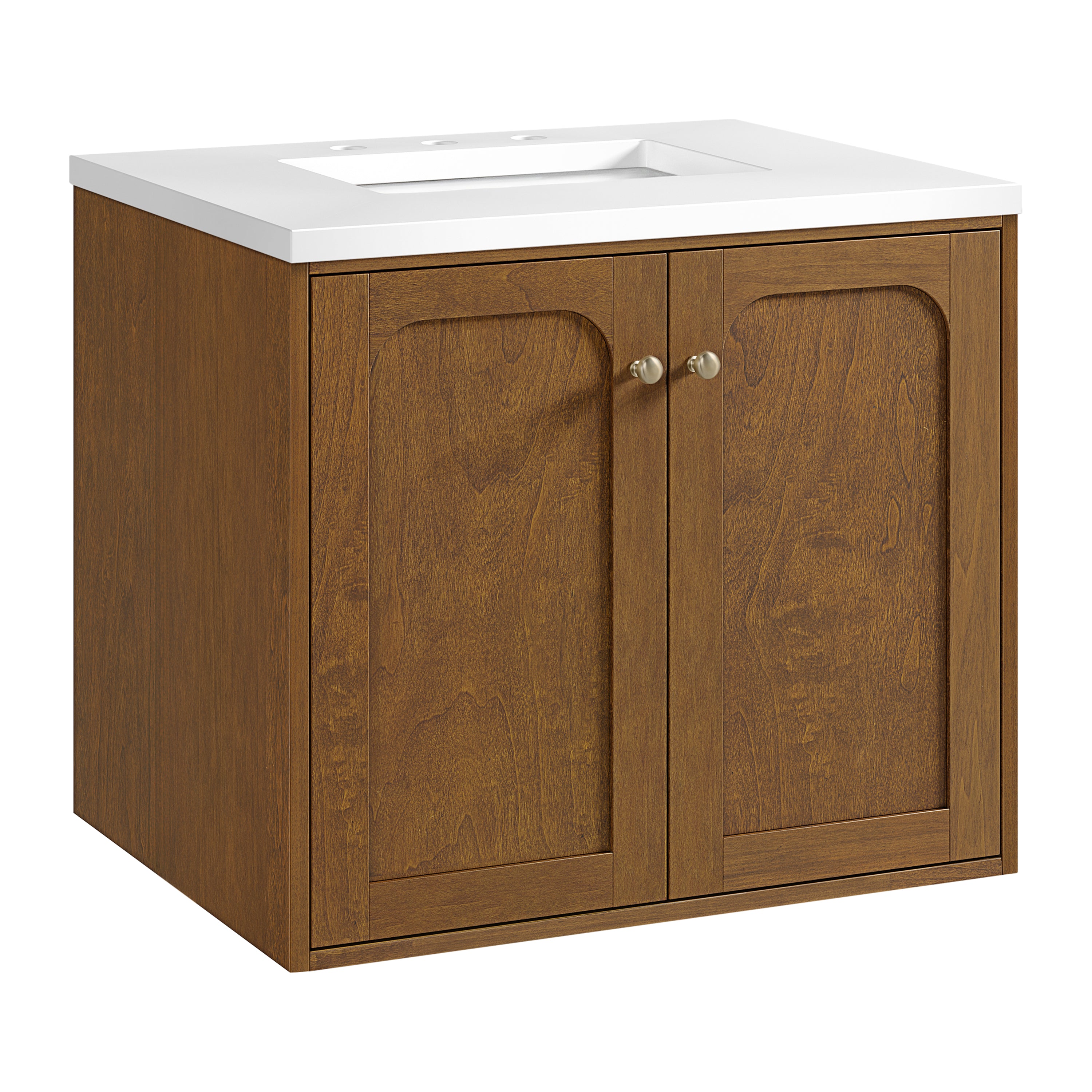 James Martin Laurent 30" Single Vanity in Honey Oak with 3cm Countertop