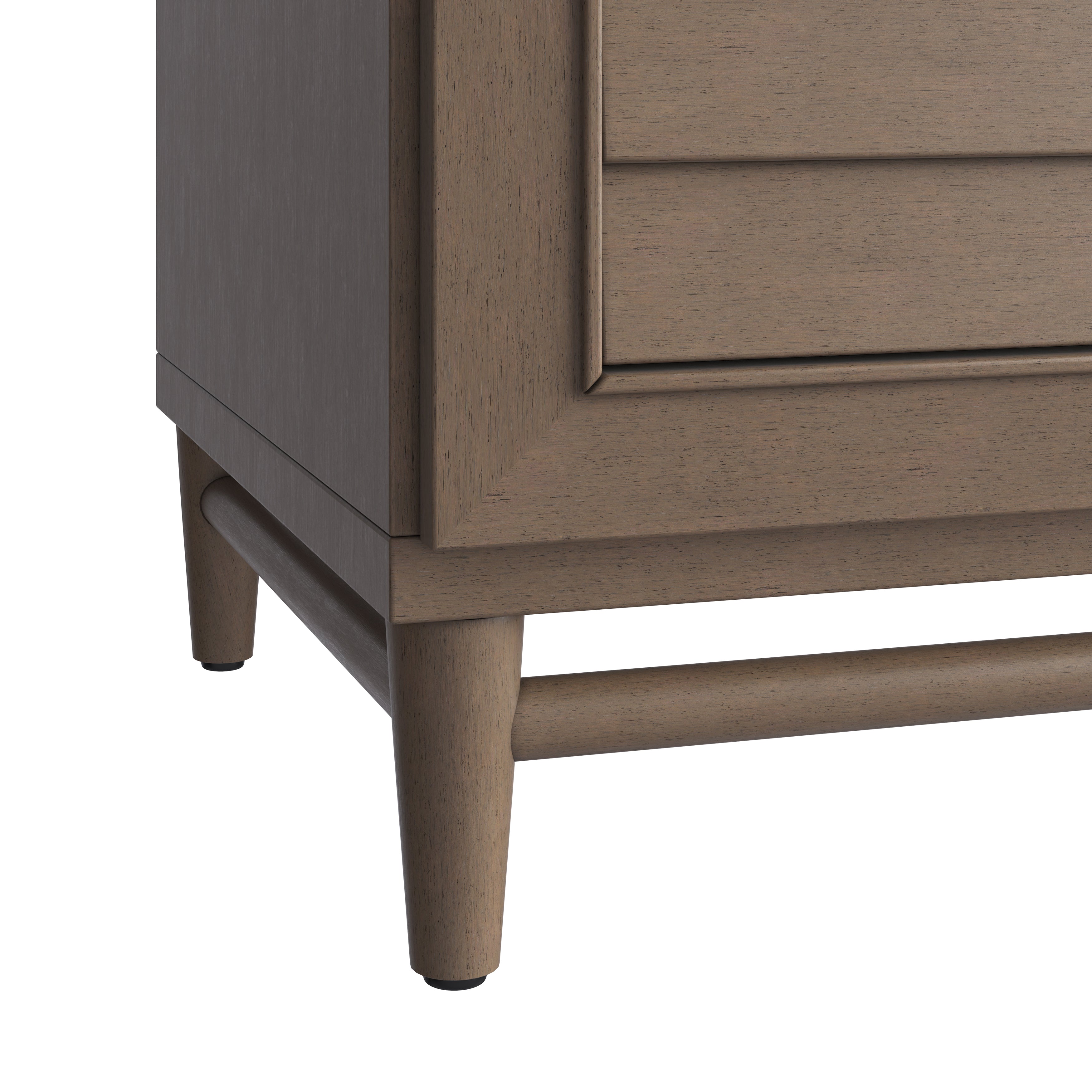 James Martin Portland 60" Single Vanity in Whitewashed Walnut with 3cm Countertop