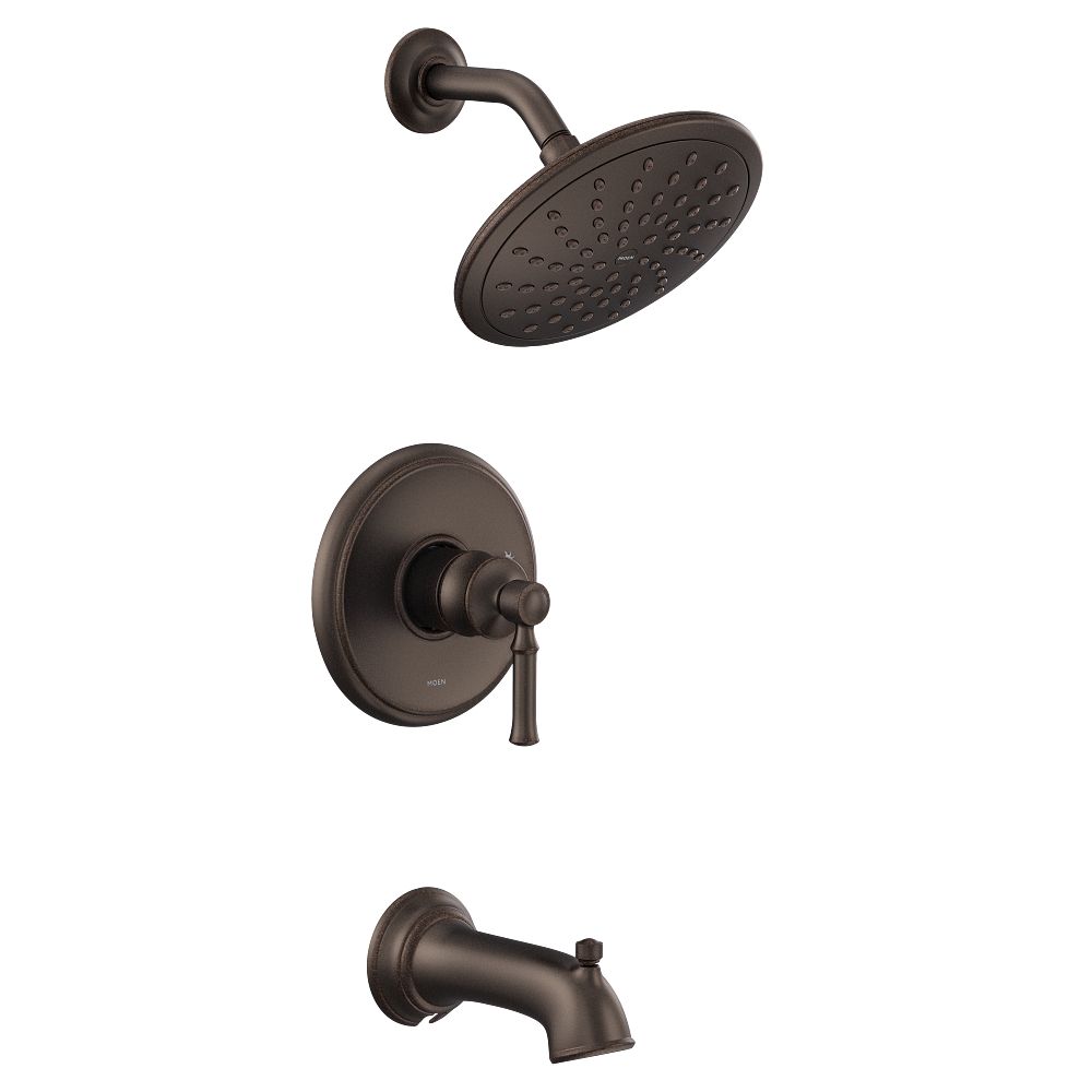 Dartmoor M-CORE 2-Series Tub and Shower Trim with Rainshower