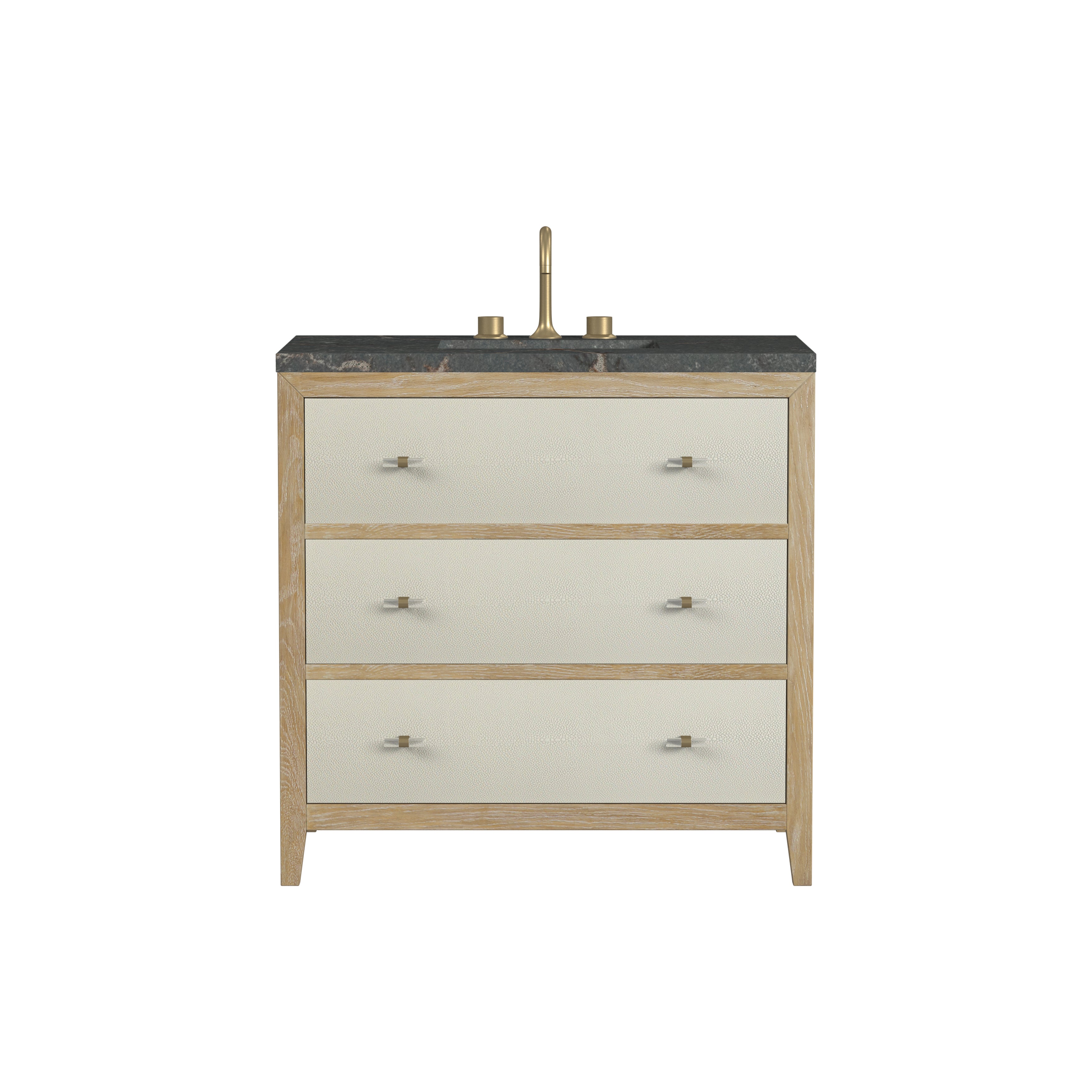 James Martin Celeste 36" Single Vanity in Sunwashed Oak with 3cm Countertop