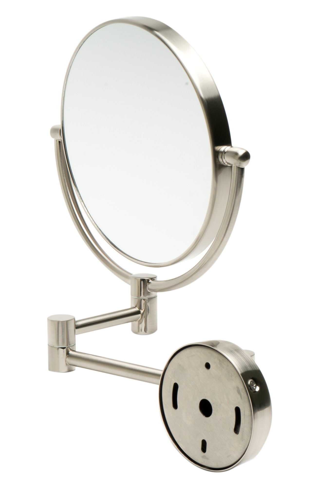 ALFI brand ABM8WR 8" Round Wall Mounted 5x Magnify Cosmetic Mirror