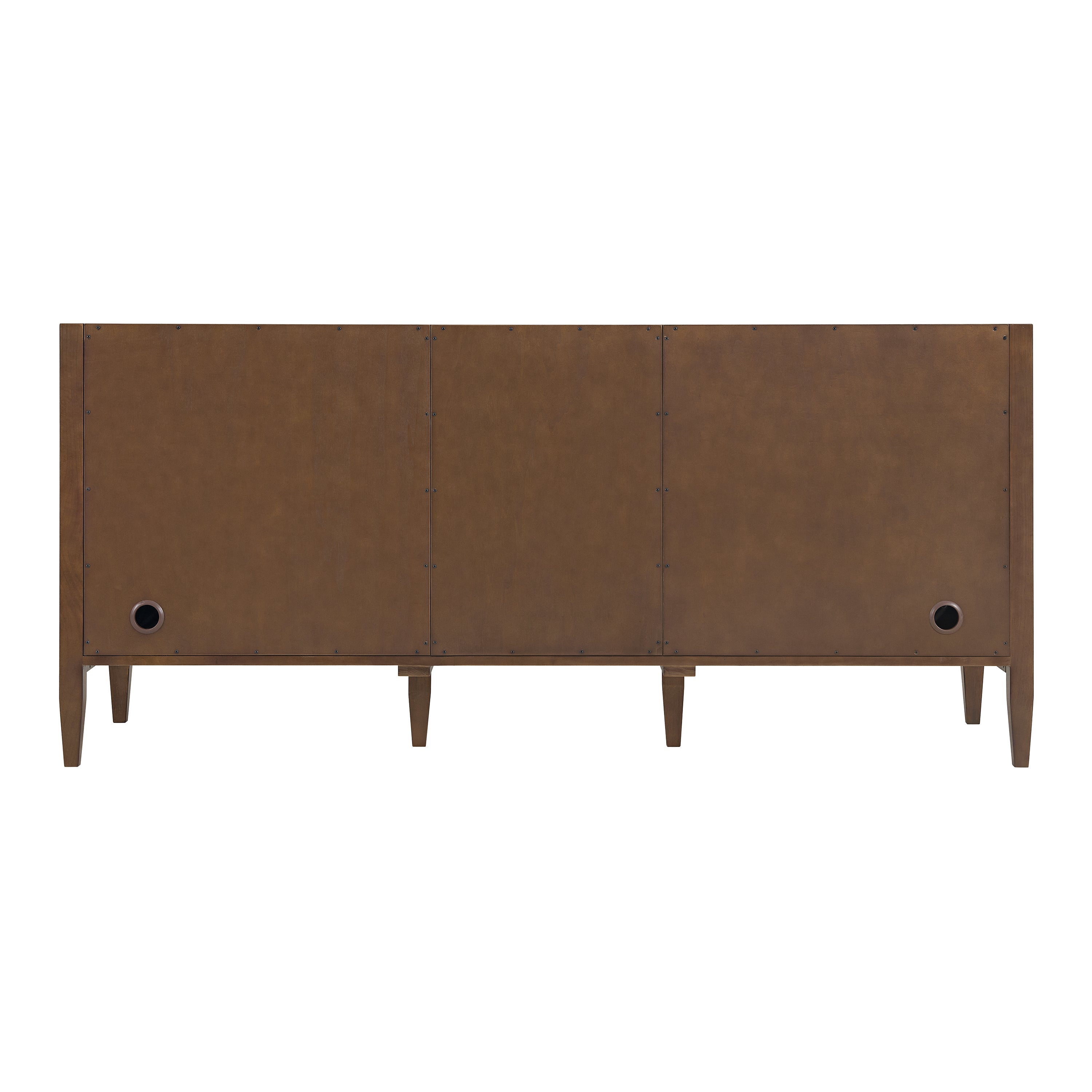 James Martin Myrrin 72" Double Vanity in Mid Century Walnut with 3cm Countertop and FreePower Wireless Charger