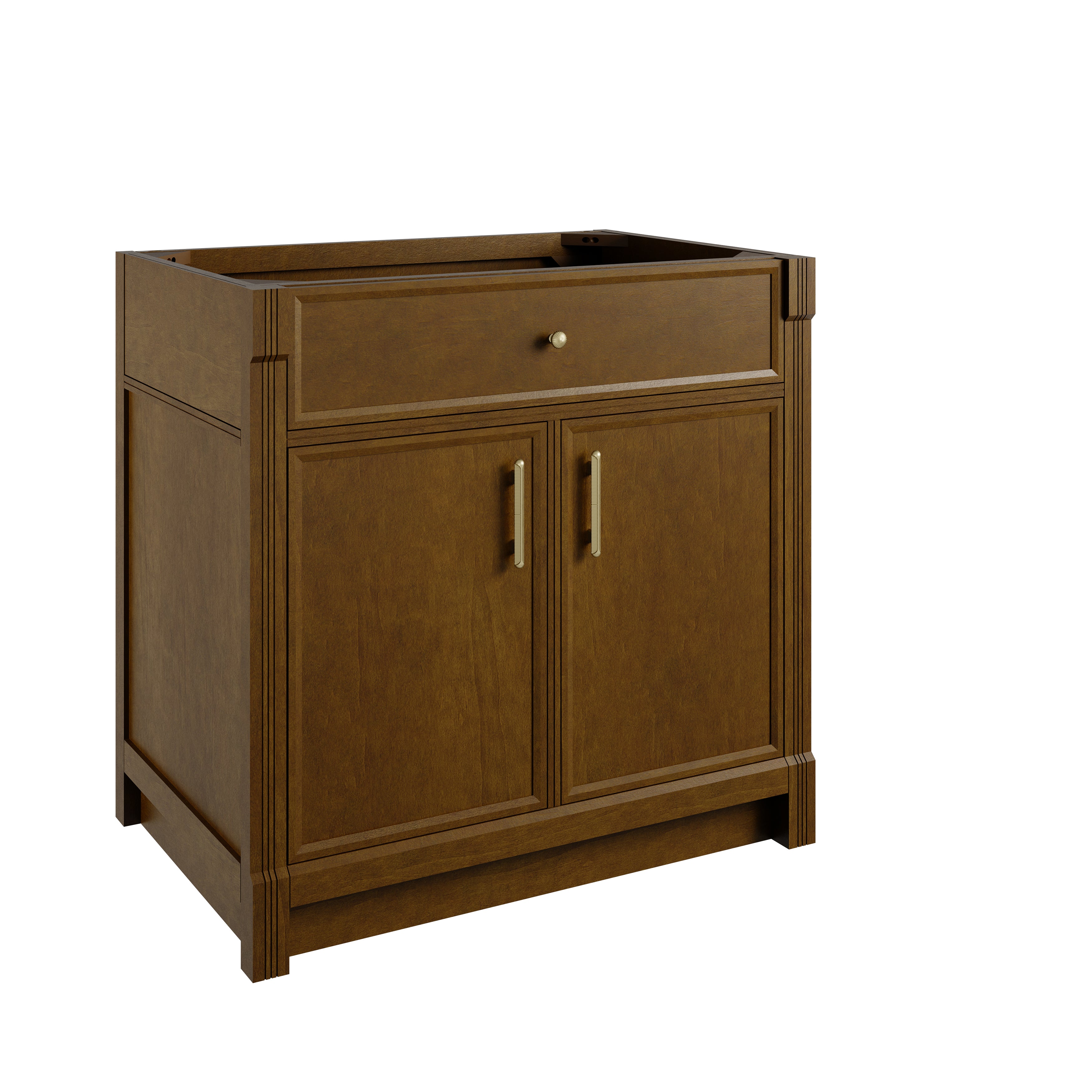 James Martin Bellshire 36" Single Vanity in Honey Oak with 3cm Countertop