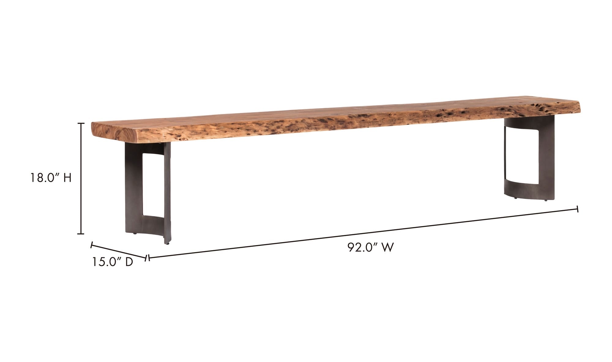 Moes Bent Bench Small VE-1002