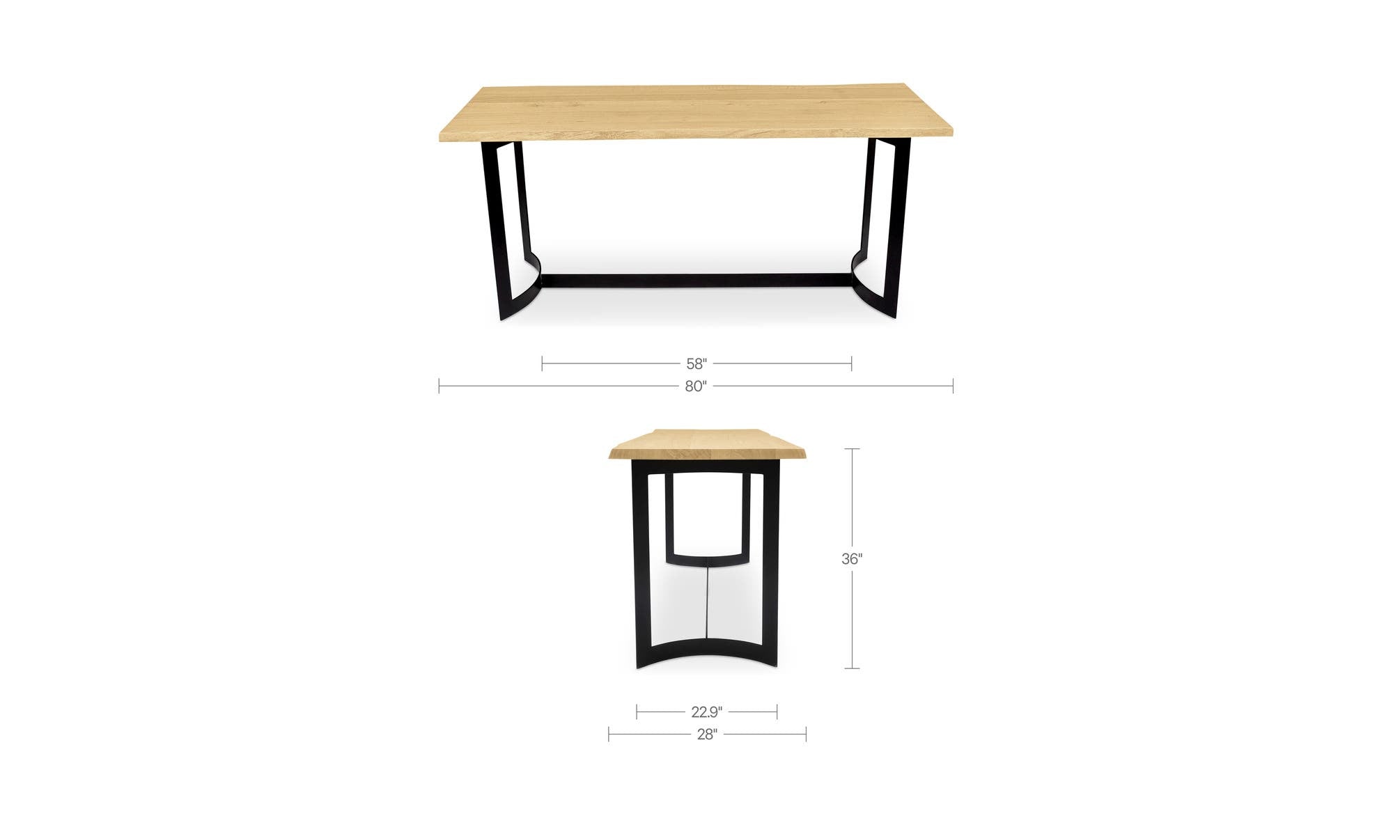 Moes Bent Counter Table VE-1039