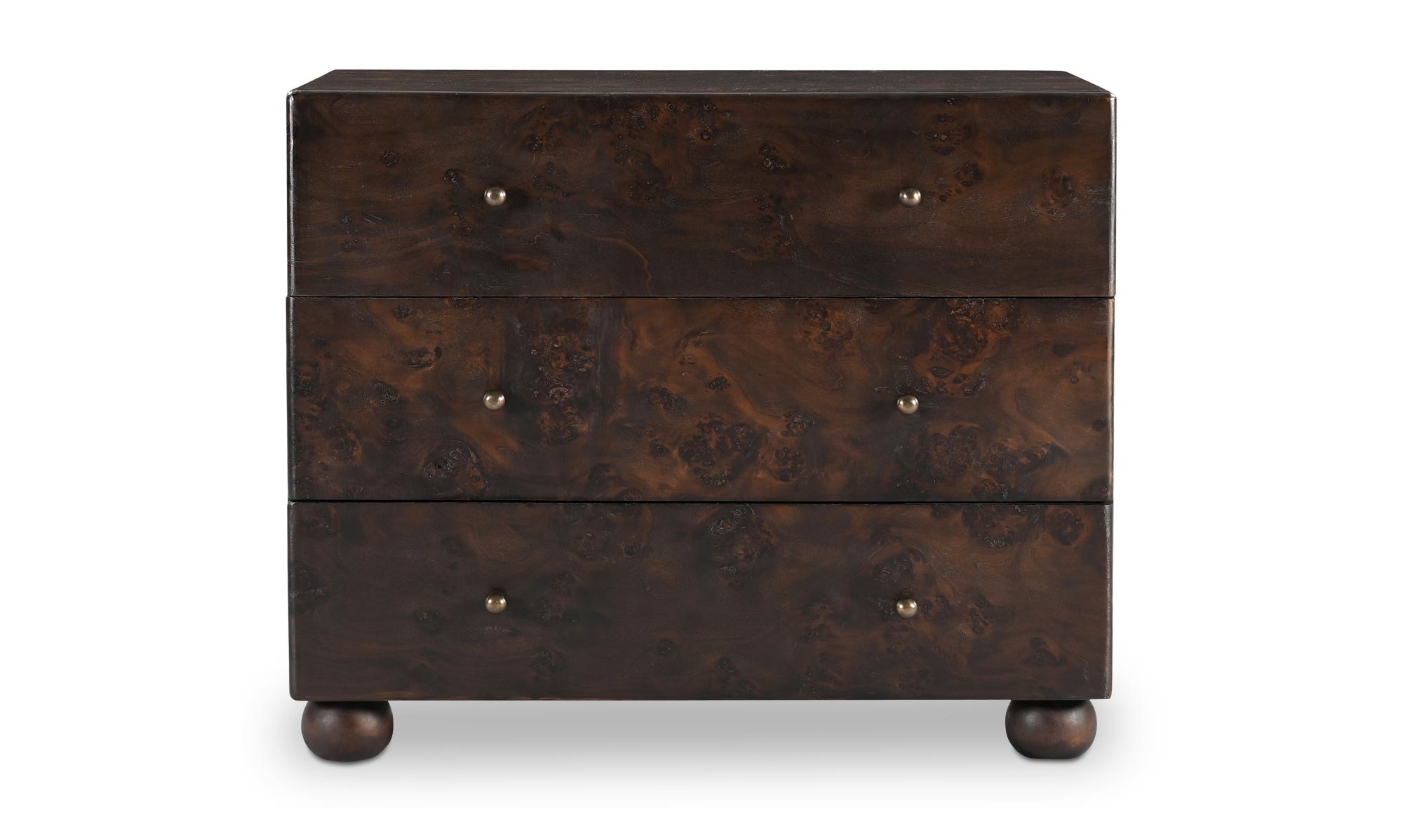 Moes York 3 Drawer Nightstand VE-1126