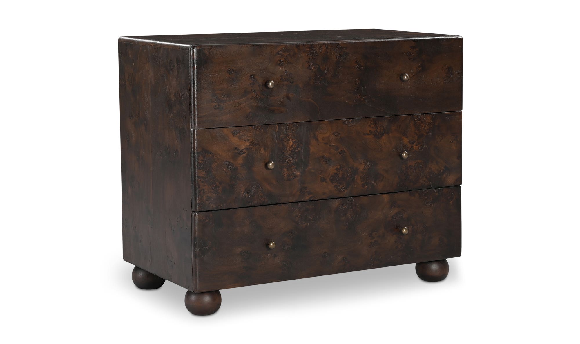 Moes York 3 Drawer Nightstand VE-1126