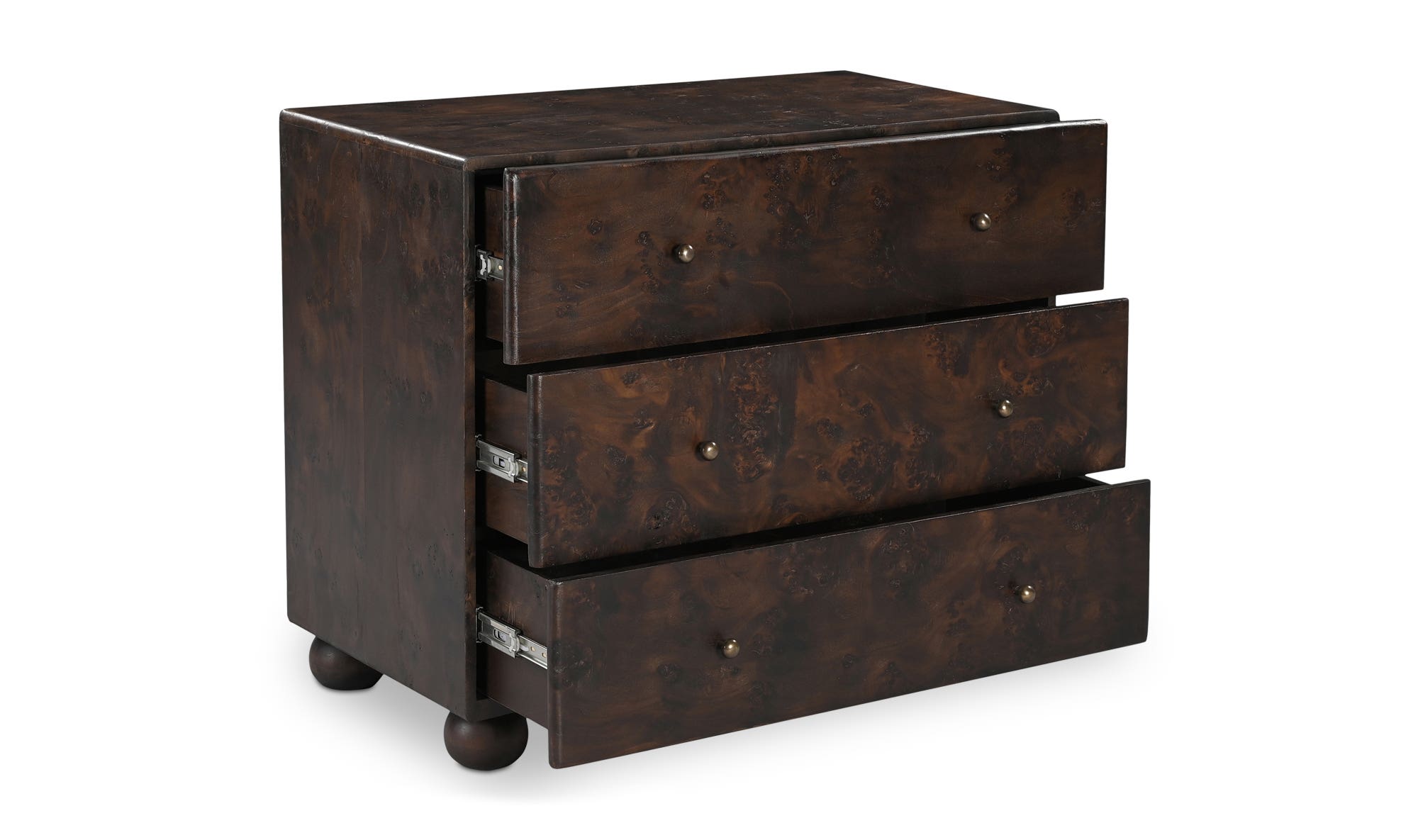 Moes York 3 Drawer Nightstand VE-1126