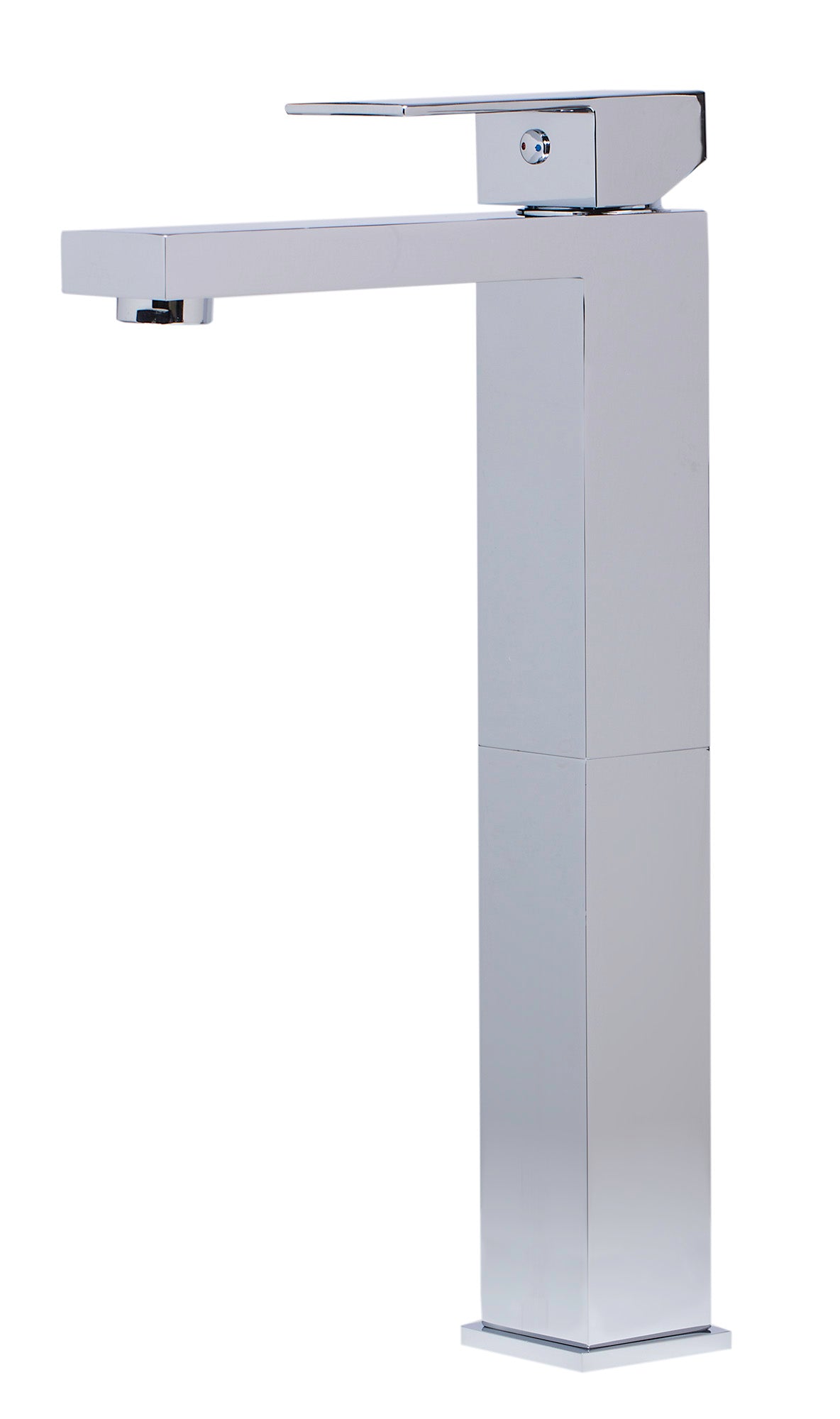 ALFI brand AB1129 Tall Square Single Lever Bathroom Faucet