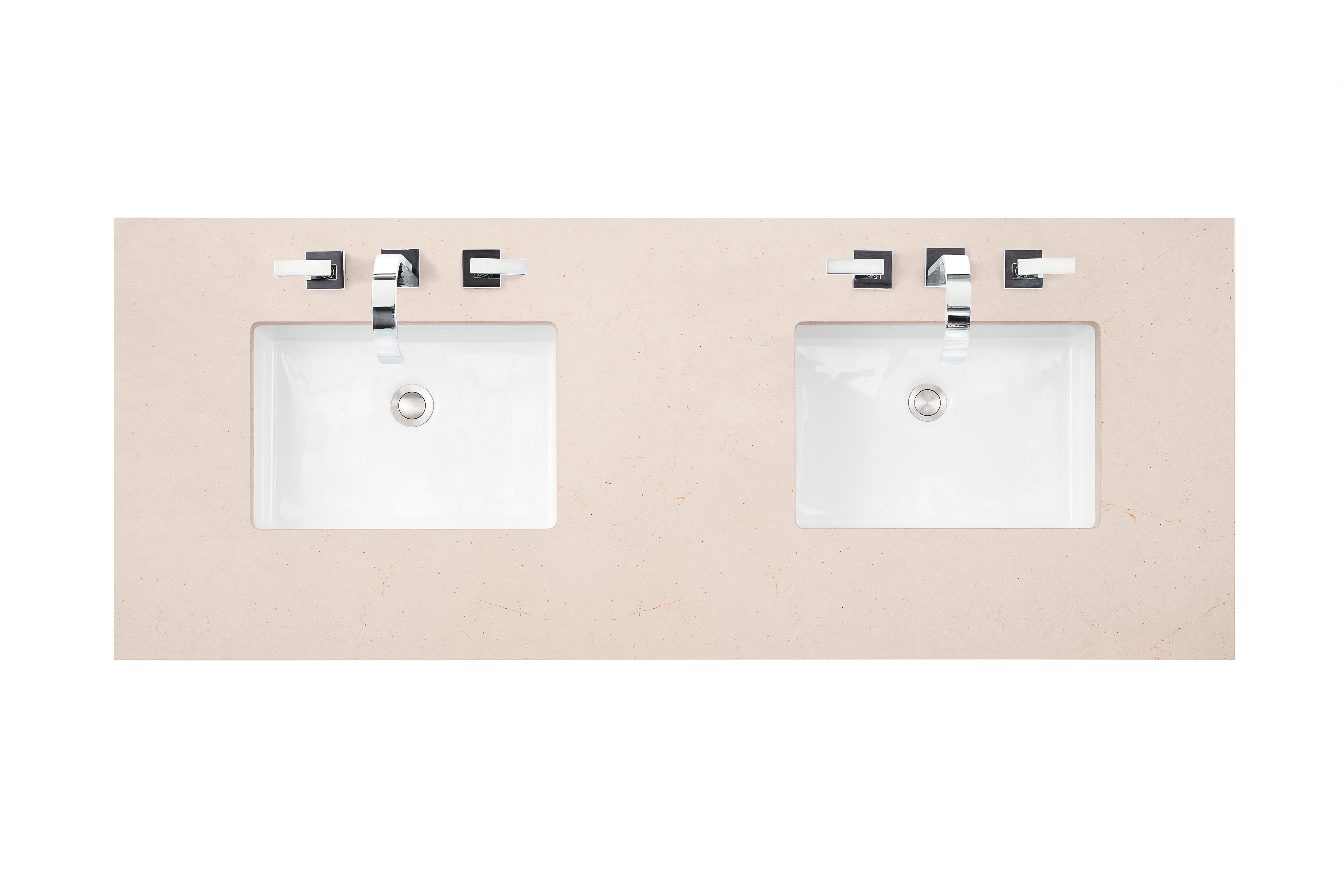 James Martin Brittany 60" Double Vanity in Burnished Mahogany with 3cm Countertop