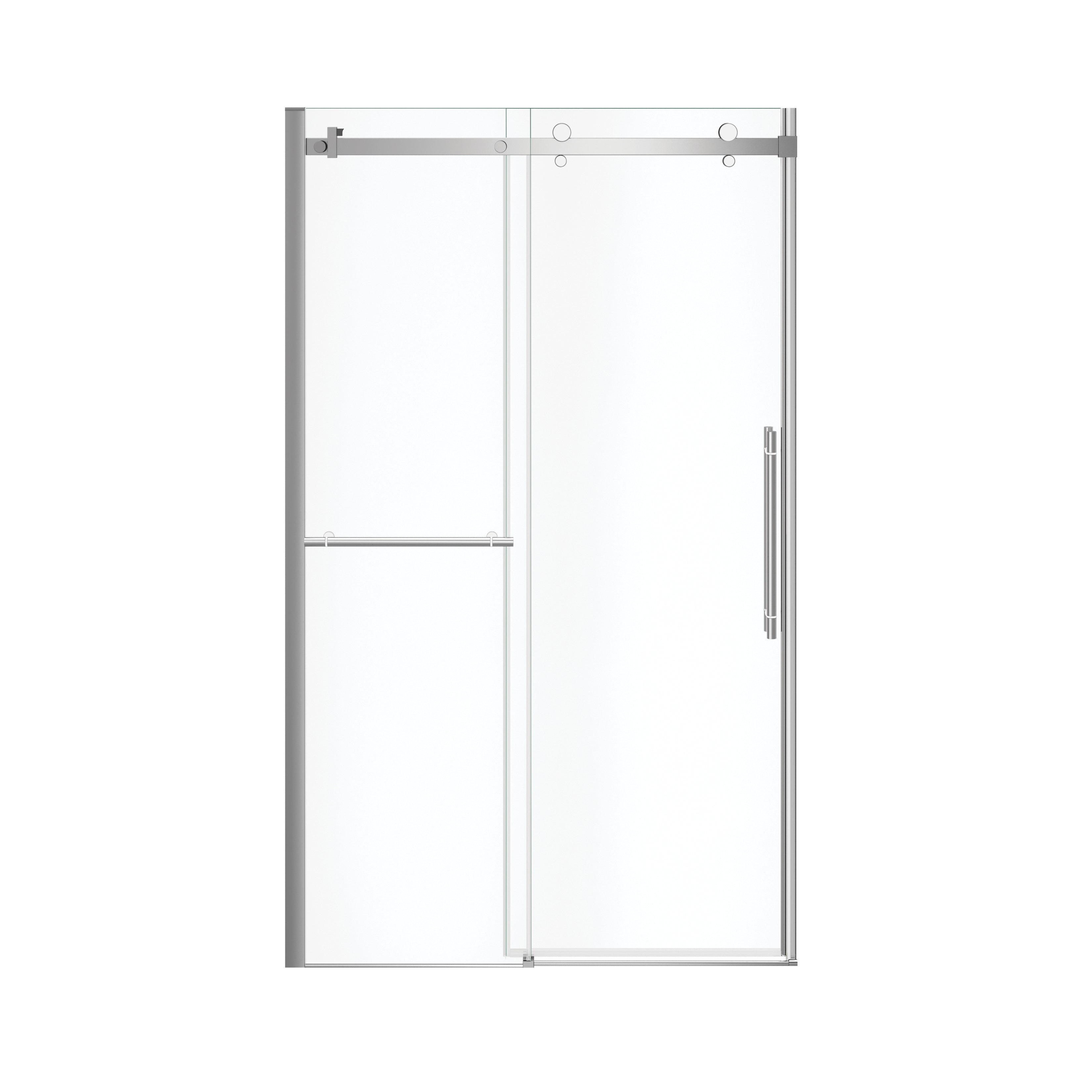 Maax Vela 44 ½-47 x 78 ¾ in. 8mm Sliding Shower Door with Towel Bar