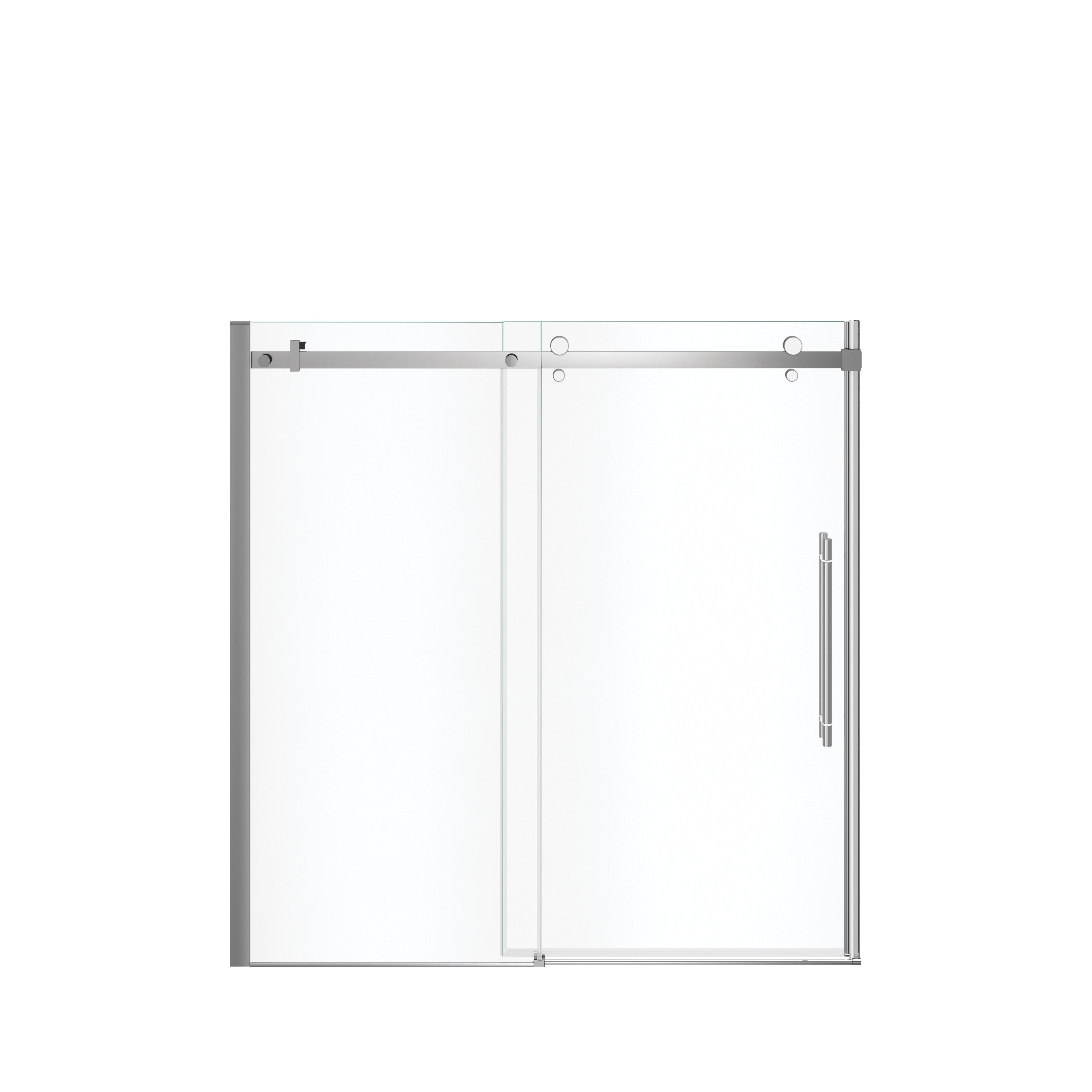 Maax Vela 56 ½-59 x 59 in. 8 mm Sliding Tub Door for Alcove Installation with Clear glass