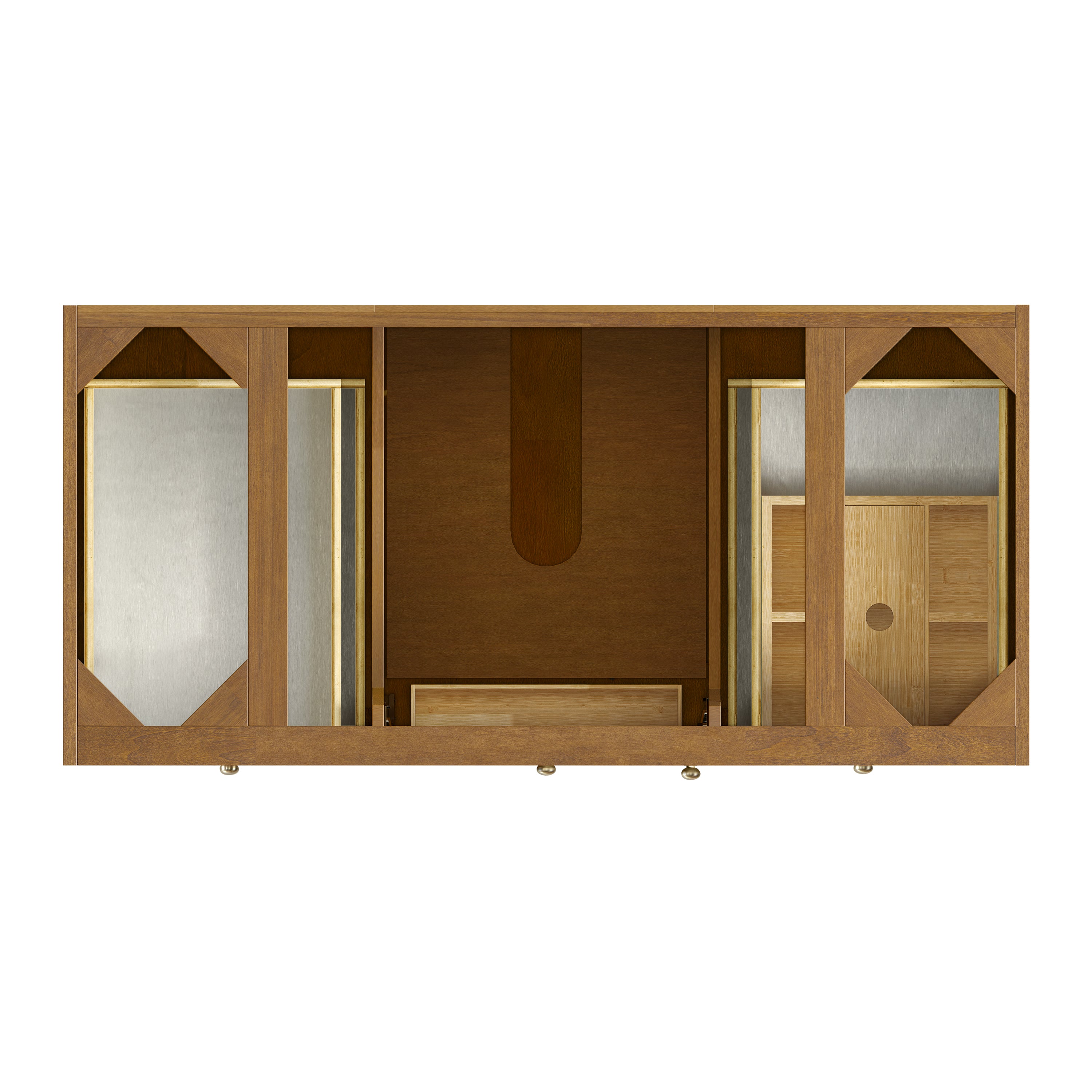 James Martin Laurent 48" Single Vanity in Honey Oak with 3cm Countertop