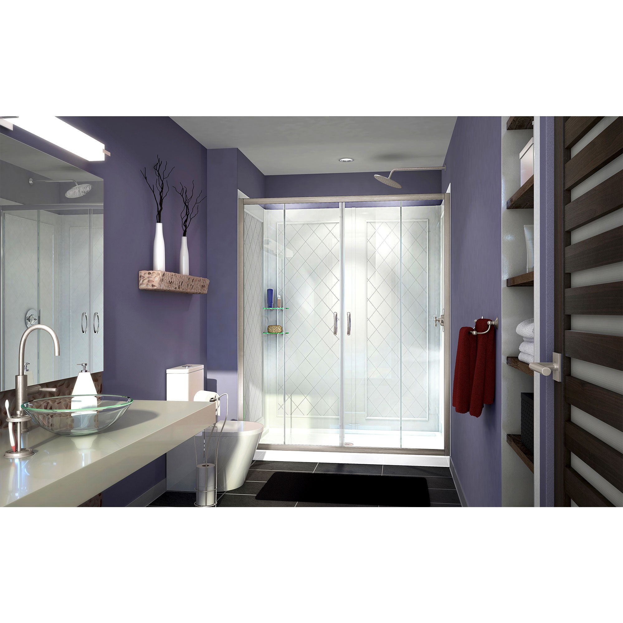 DreamLine Visions 60" W Shower Door Kit