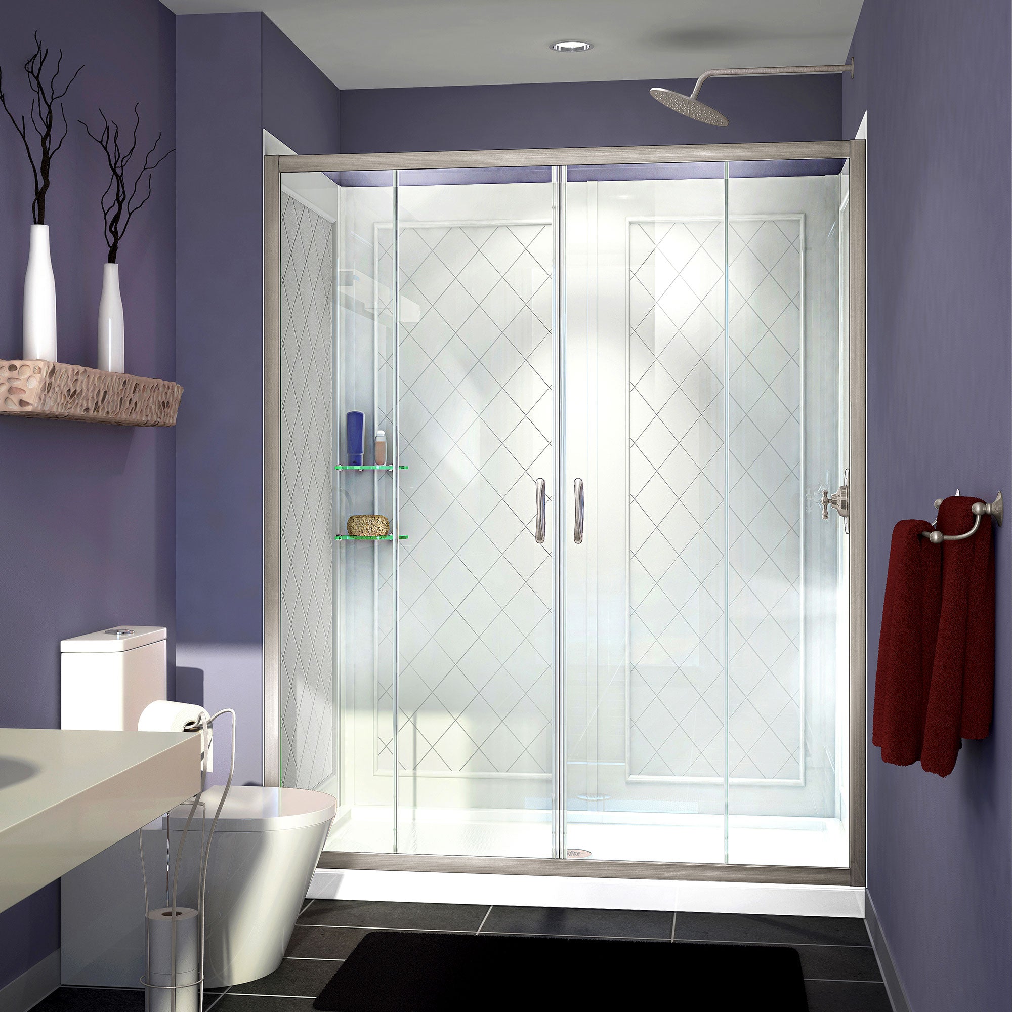 DreamLine Visions 60" W Shower Door Kit