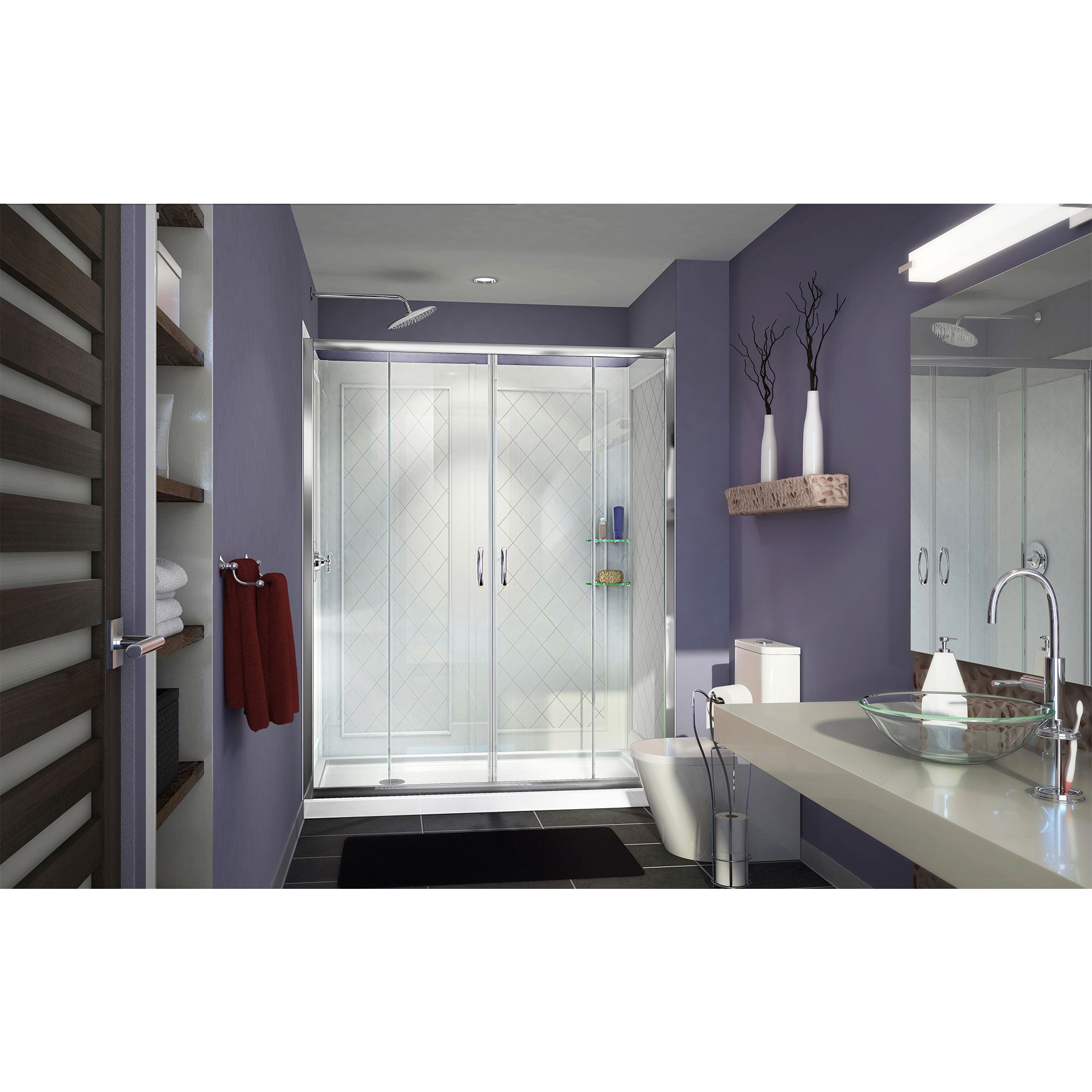 DreamLine Visions 60" W Shower Door Kit