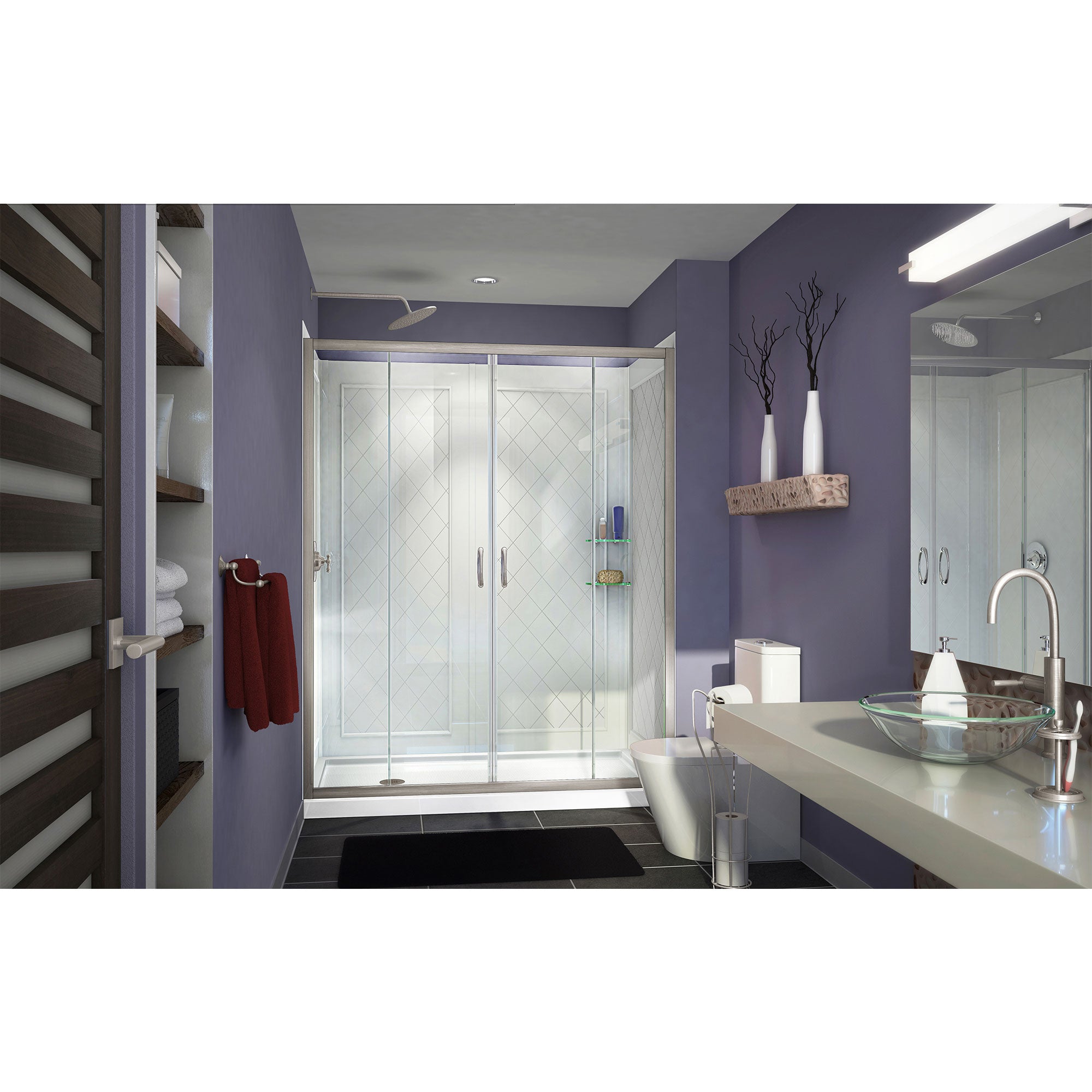 DreamLine Visions 60" W Shower Door Kit