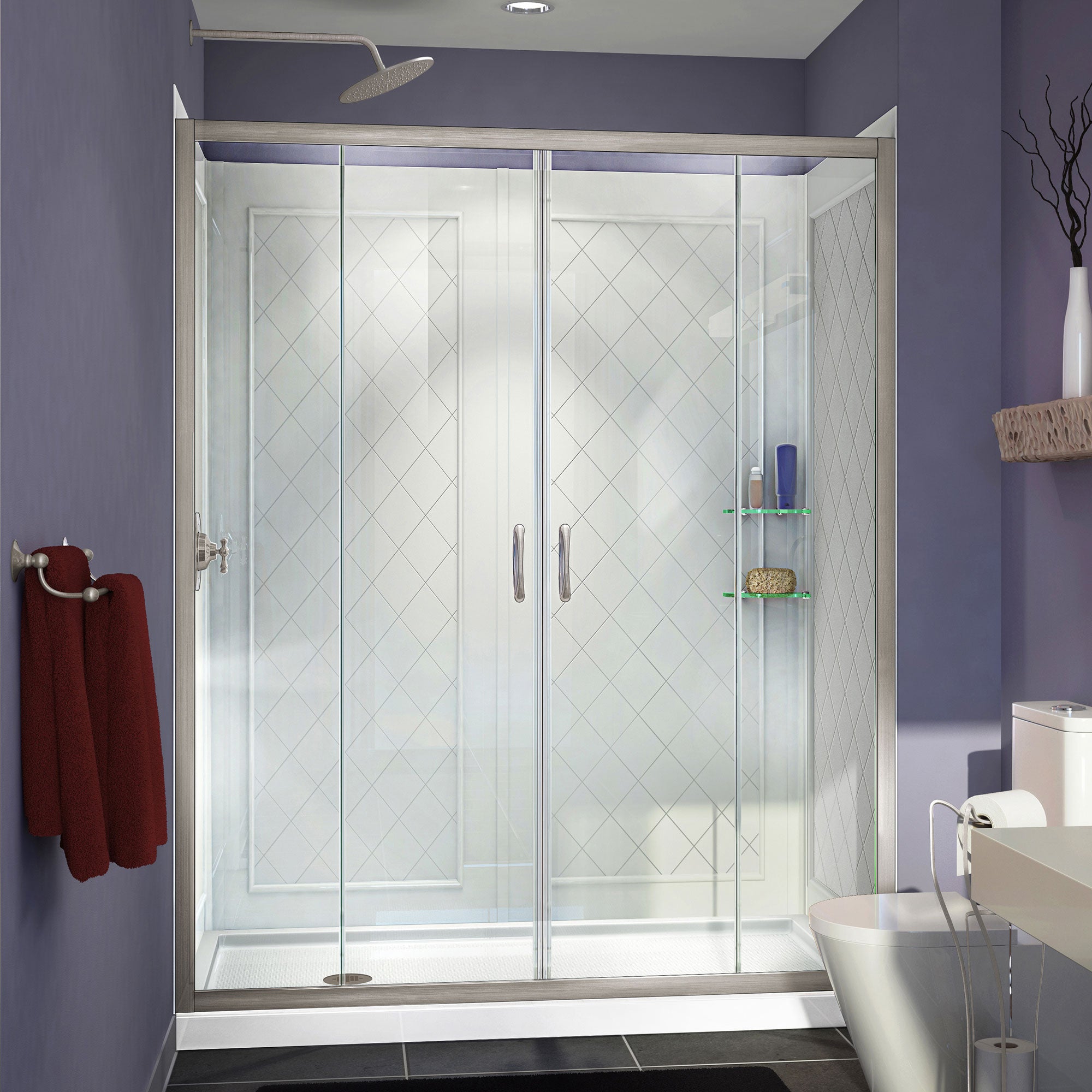 DreamLine Visions 60" W Shower Door Kit