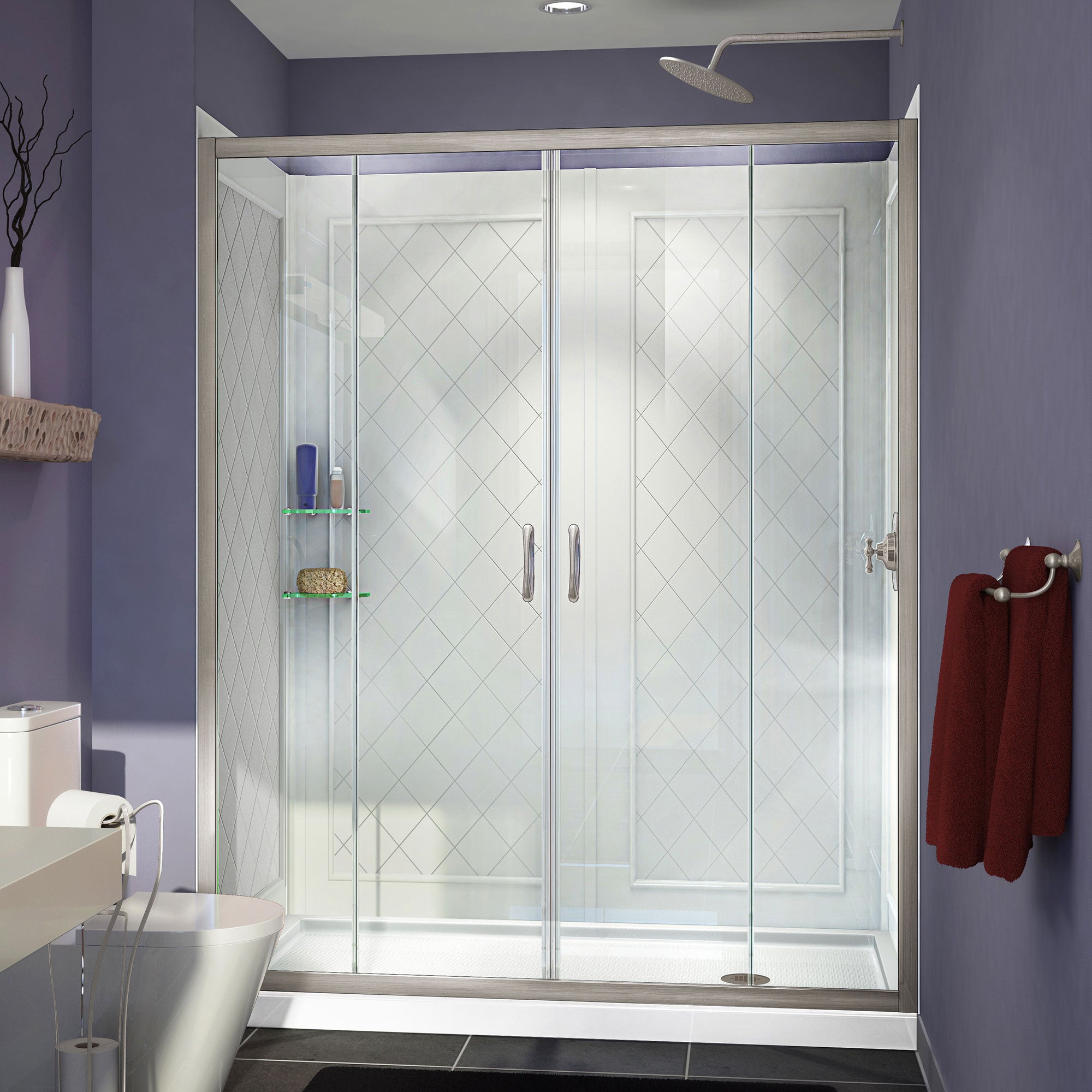 DreamLine Visions 60" W Shower Door Kit