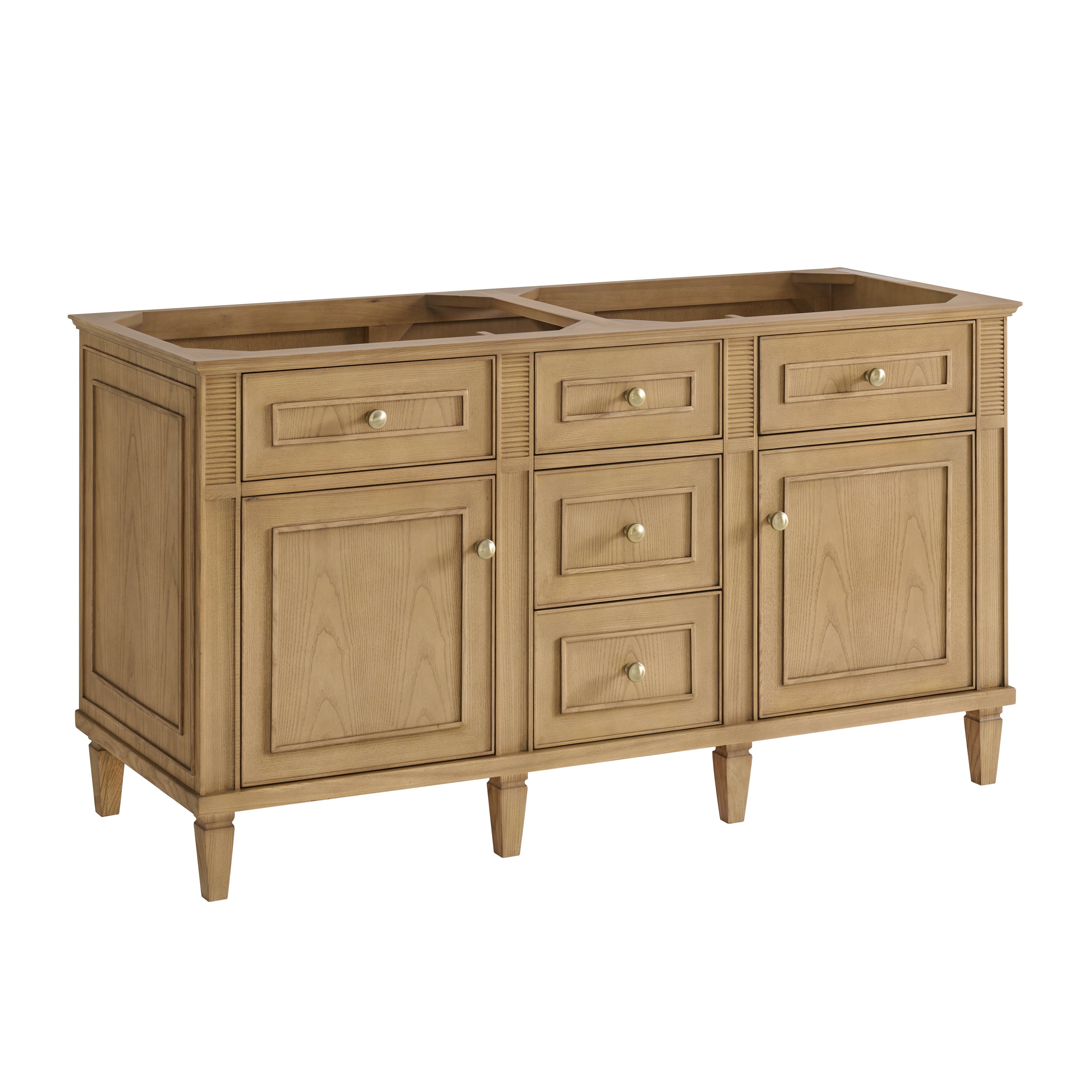 James Martin Lorelai 60" Double Vanity in Light Natural Oak with 3cm Countertop