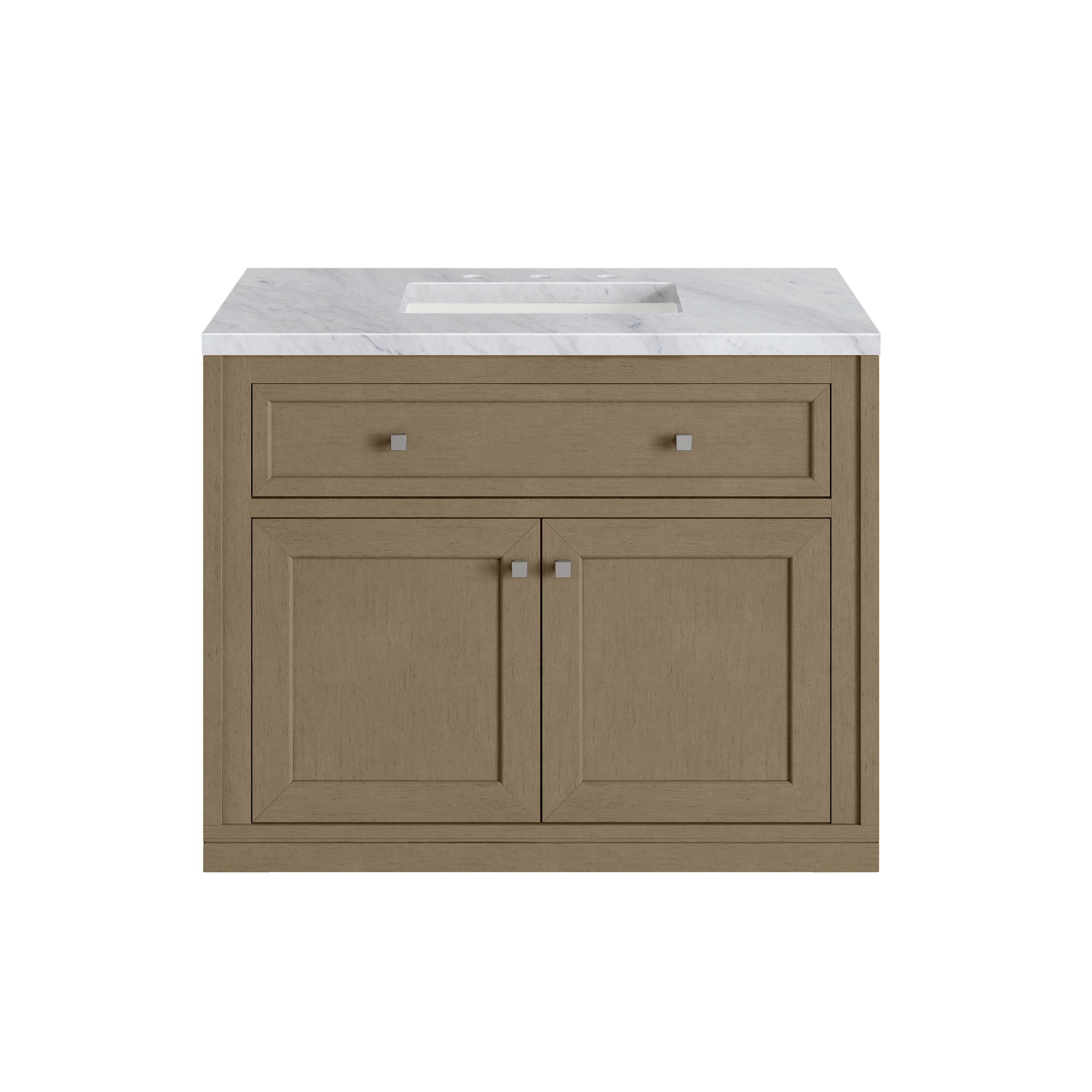 James Martin Chicago 36" Single Vanity in Walnut Whisper with 3cm Countertop